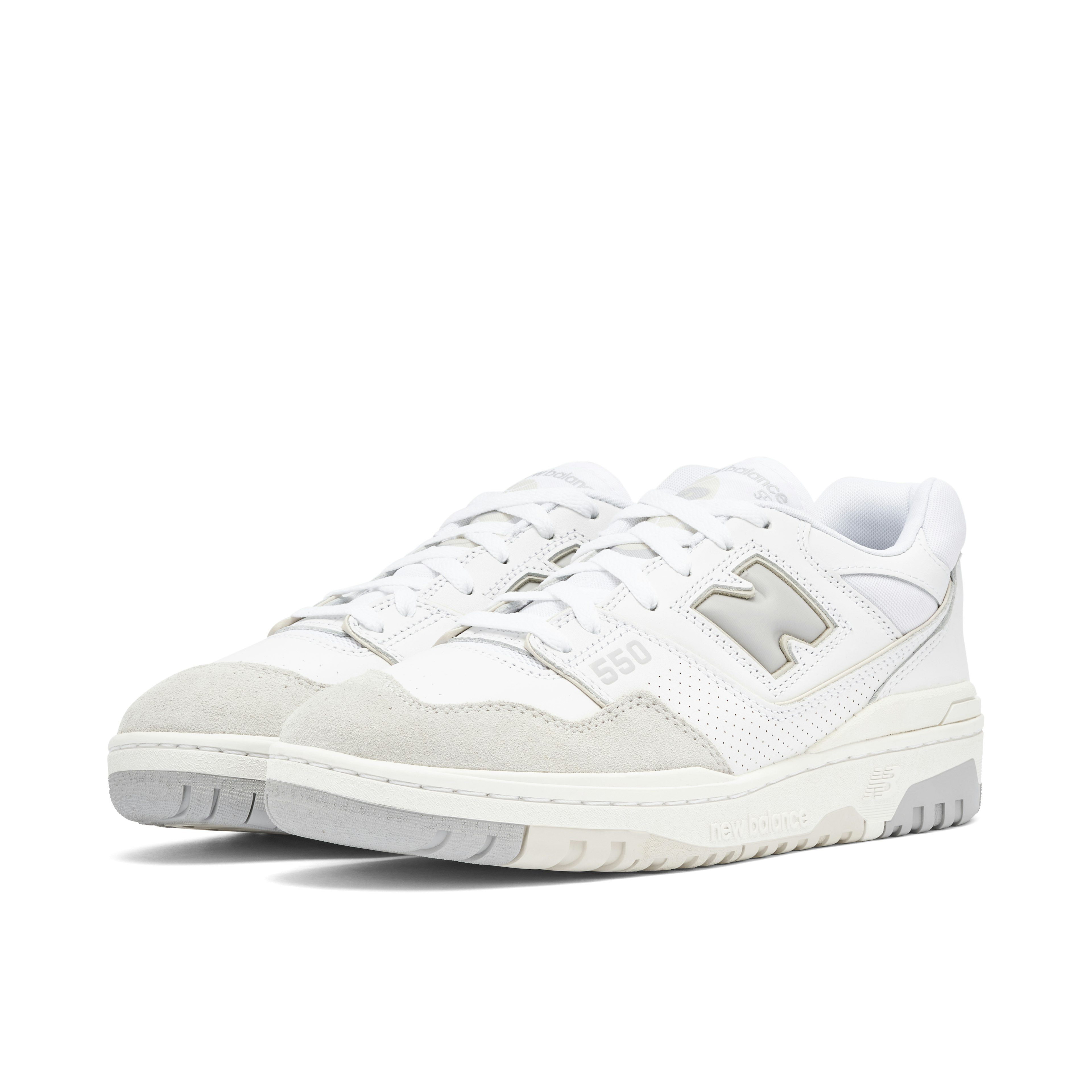 New Balance 550 White Grey Grey