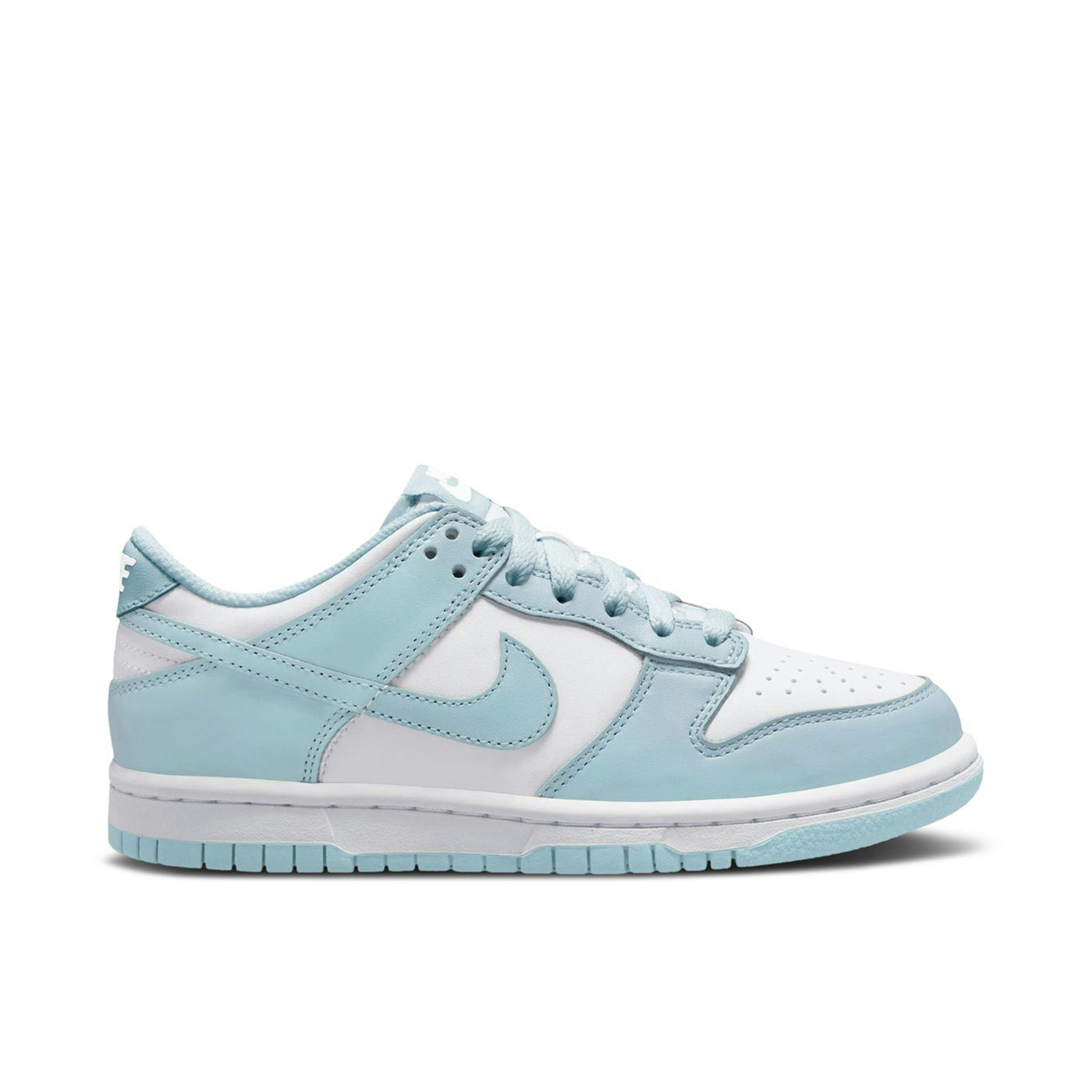 nike Details Dunk Low White Glacier Blue GS