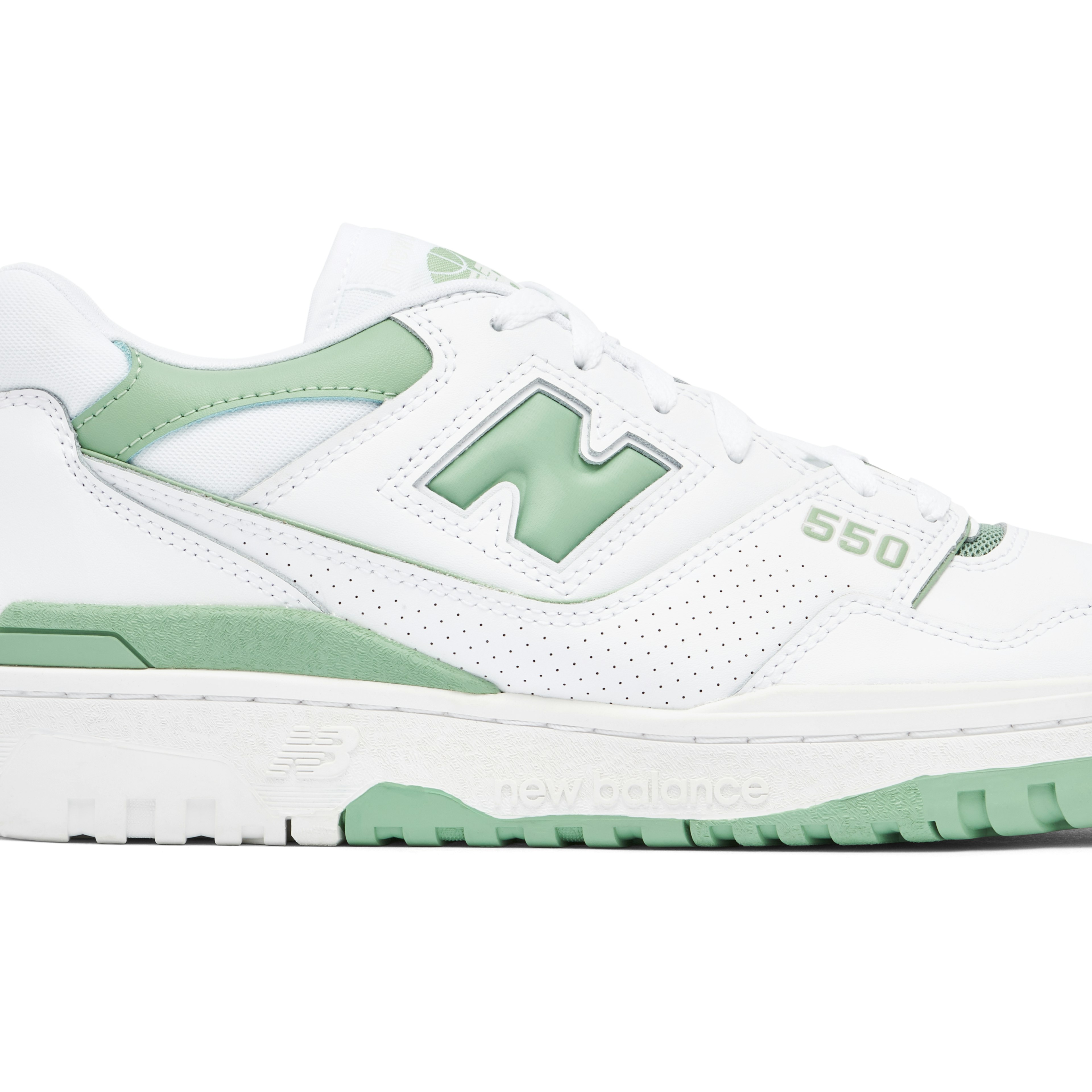 New Balance 550 White Mint Green