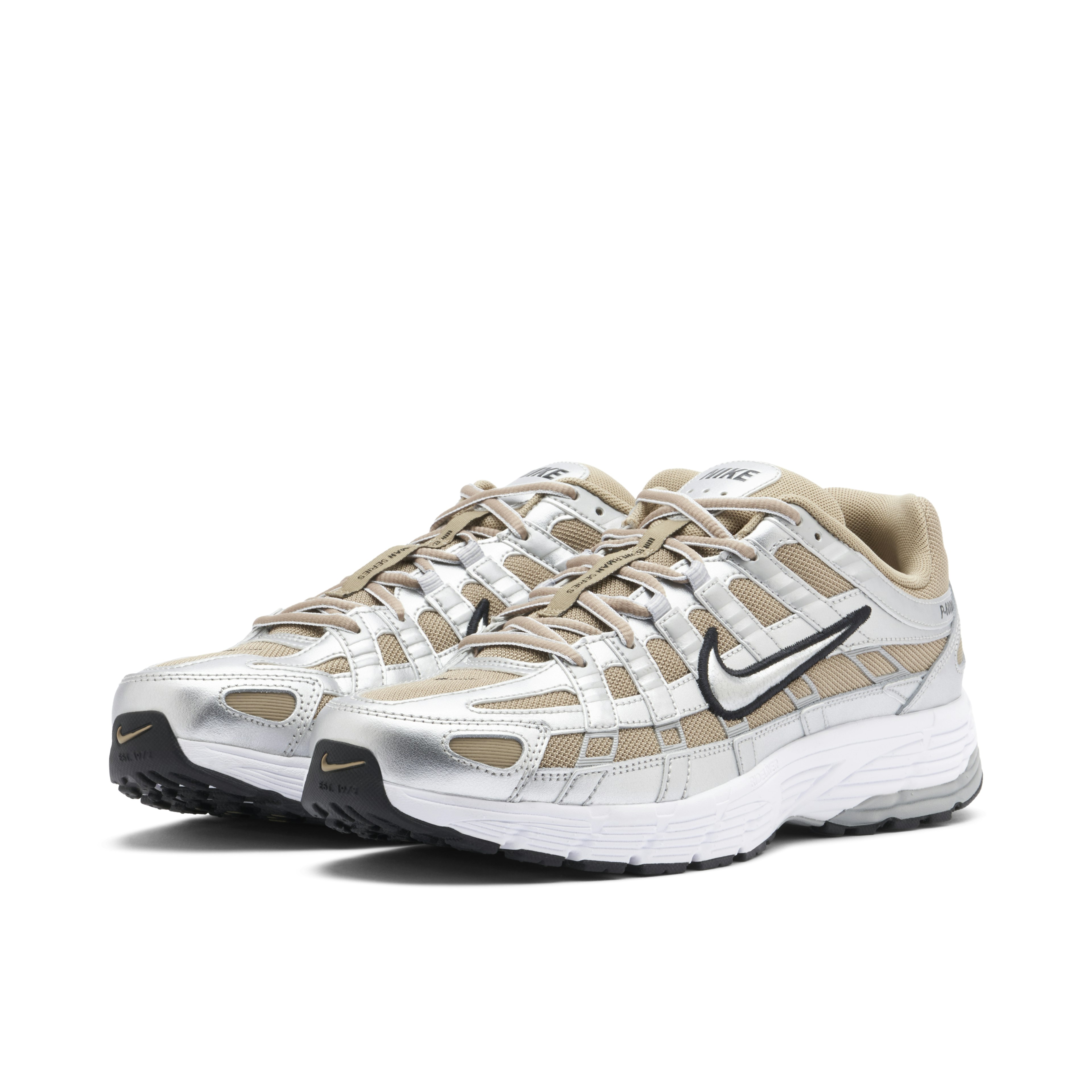 Nike P-6000 Khaki Metallic Silver