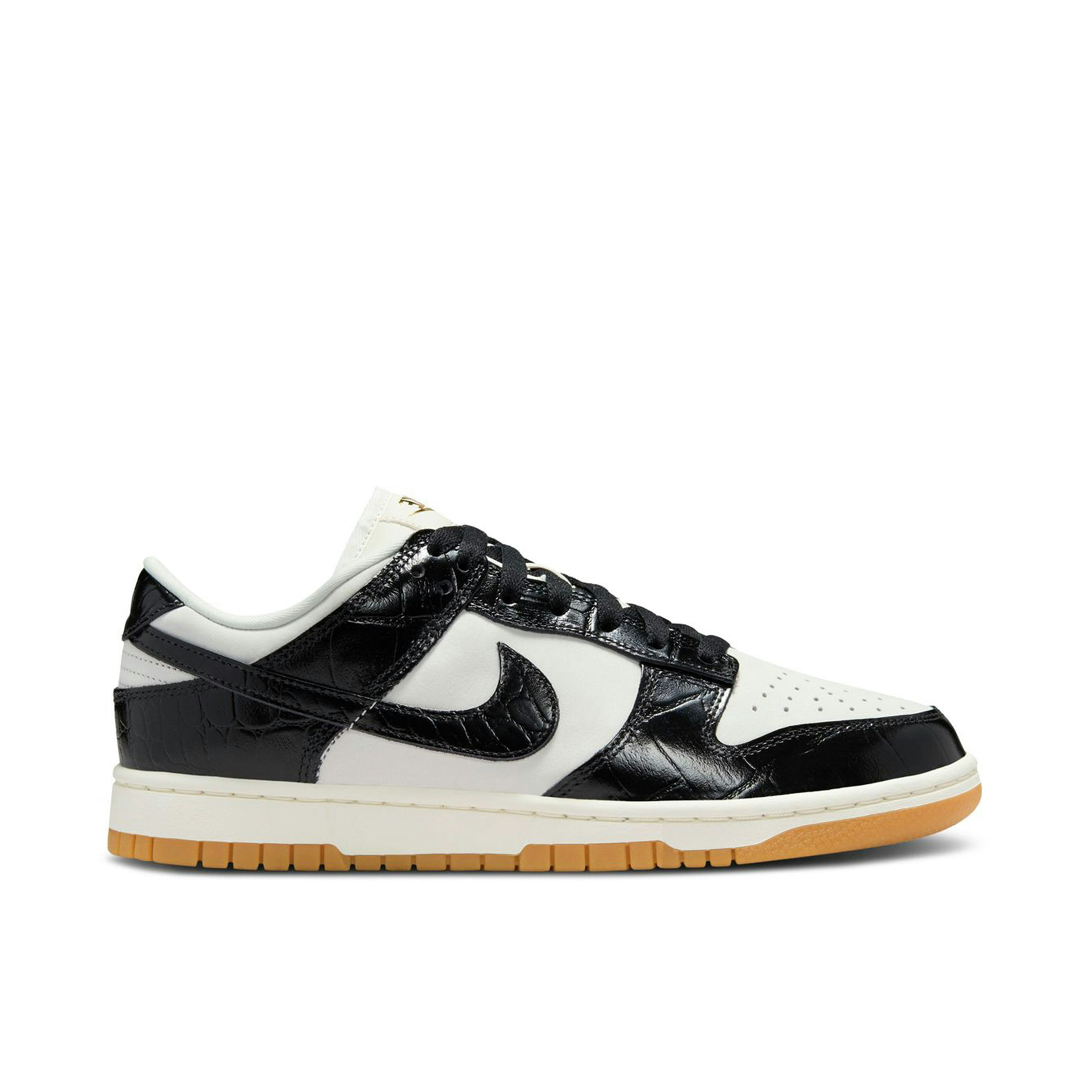 Nike Dunk Low LX Black Croc Womens