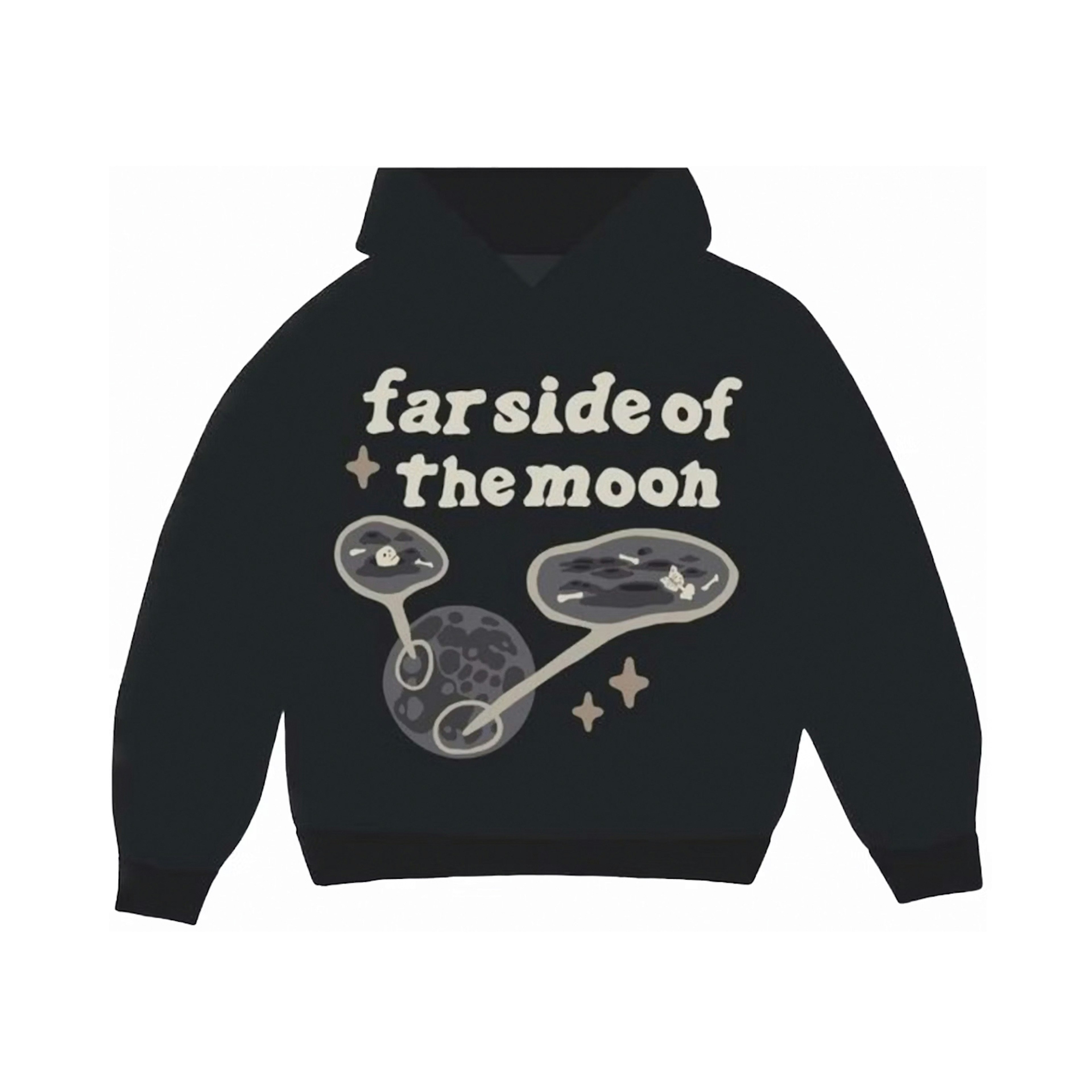 Broken Planet Far Side of the Moon Hoodie Soot Black