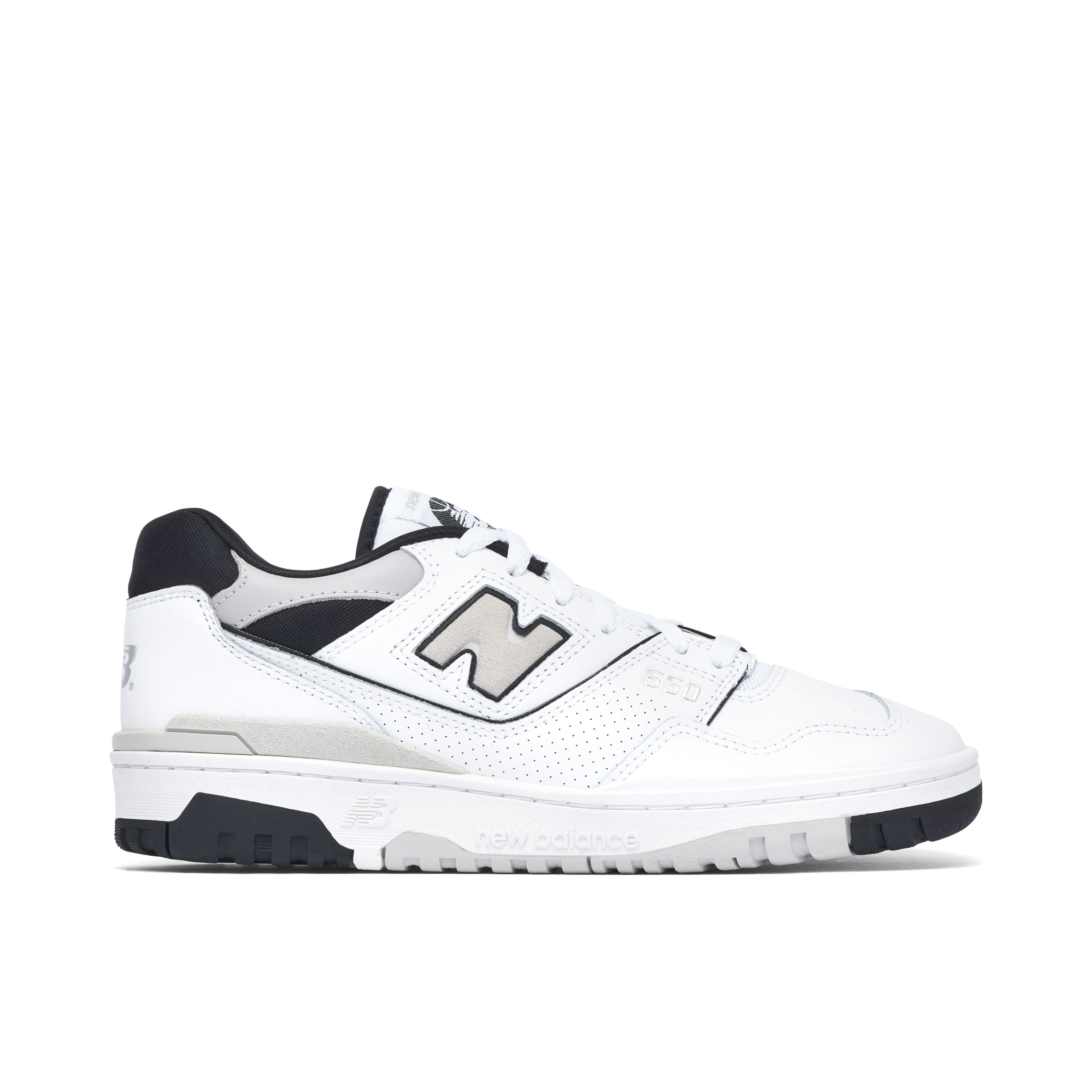 New Balance 550 White Black Grey Femme