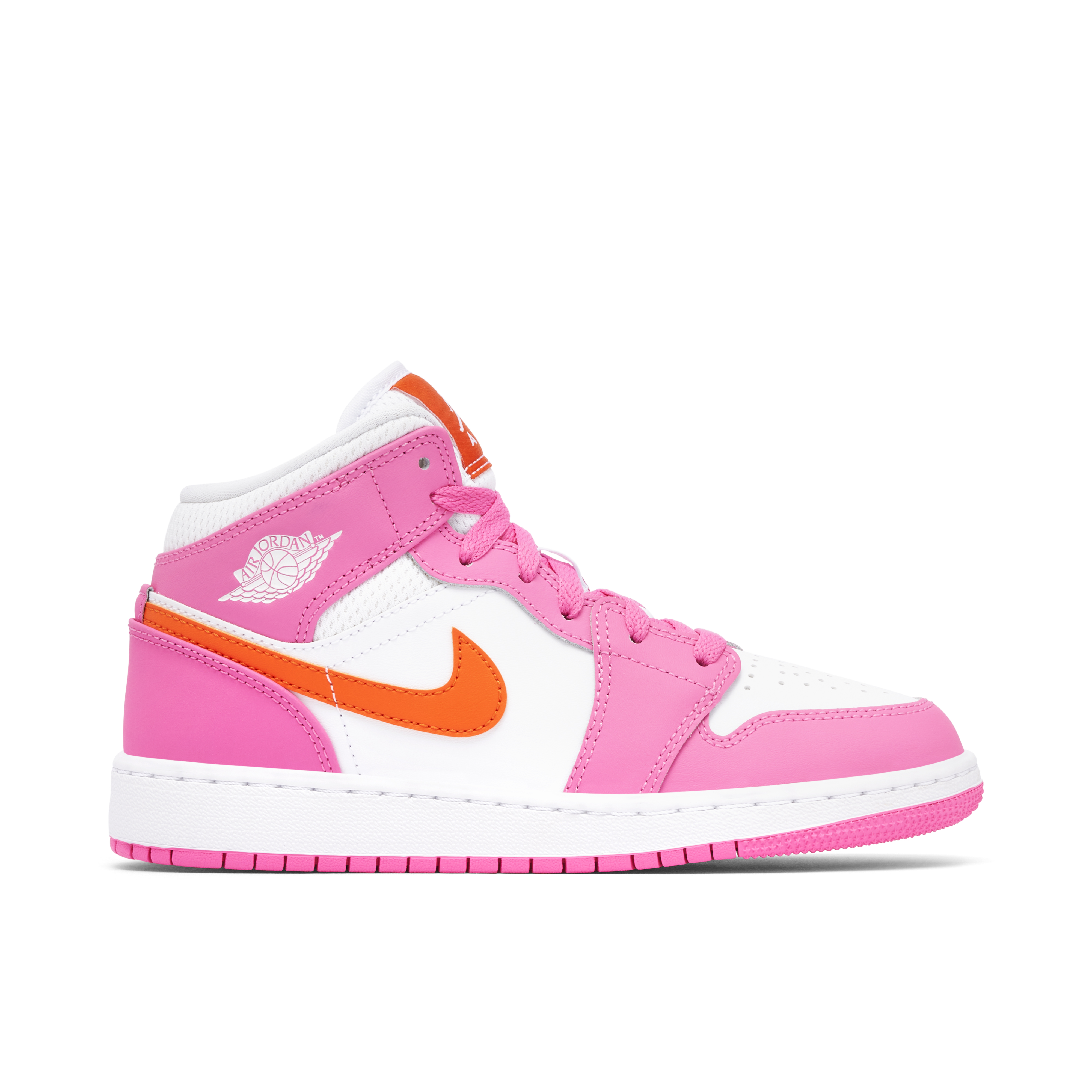 Hot pink nike high quality jordan’s