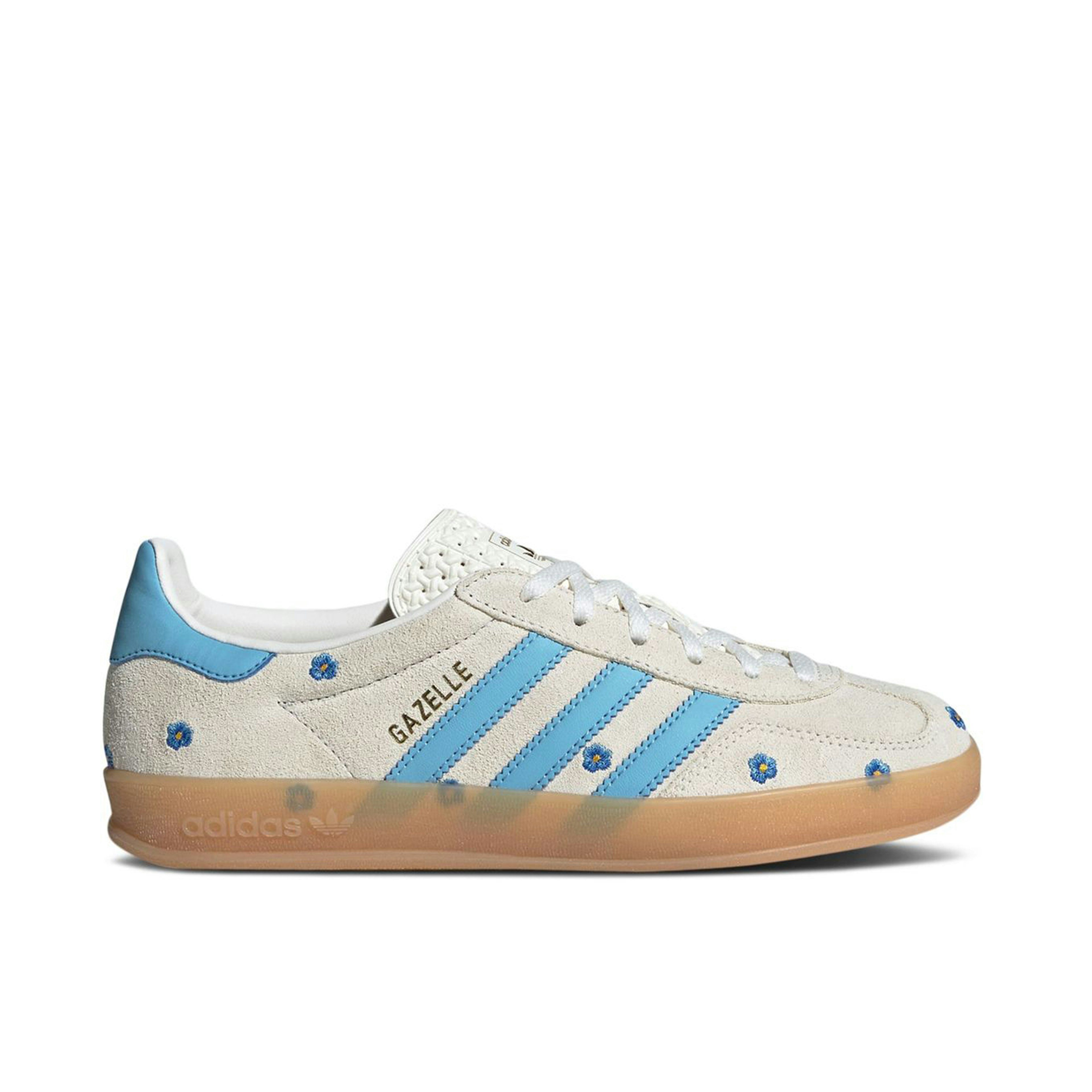 Adidas Gazelle Indoor Light Blue Floral Womens