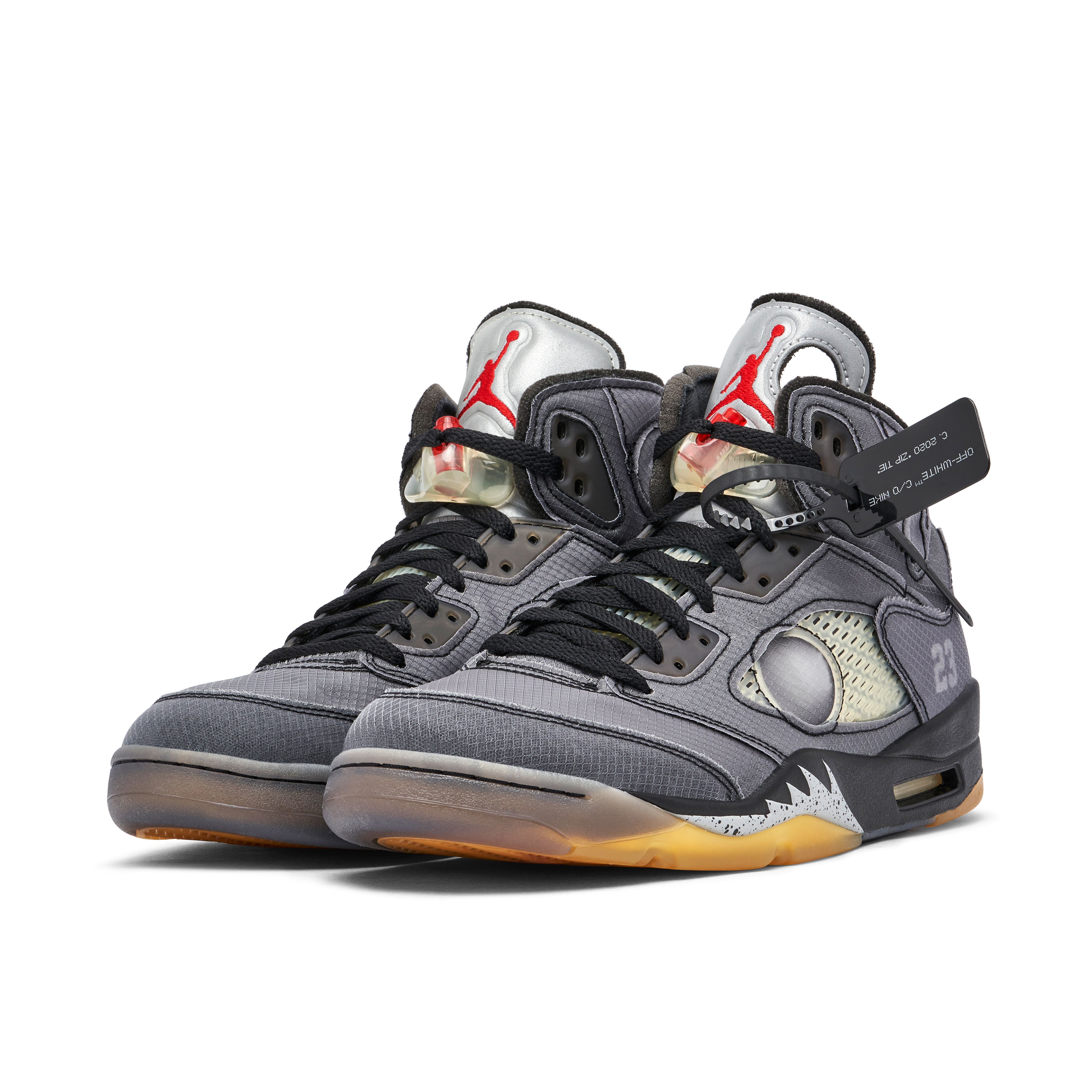 Off White x Air Jordan 5 CT8480 001 Laced