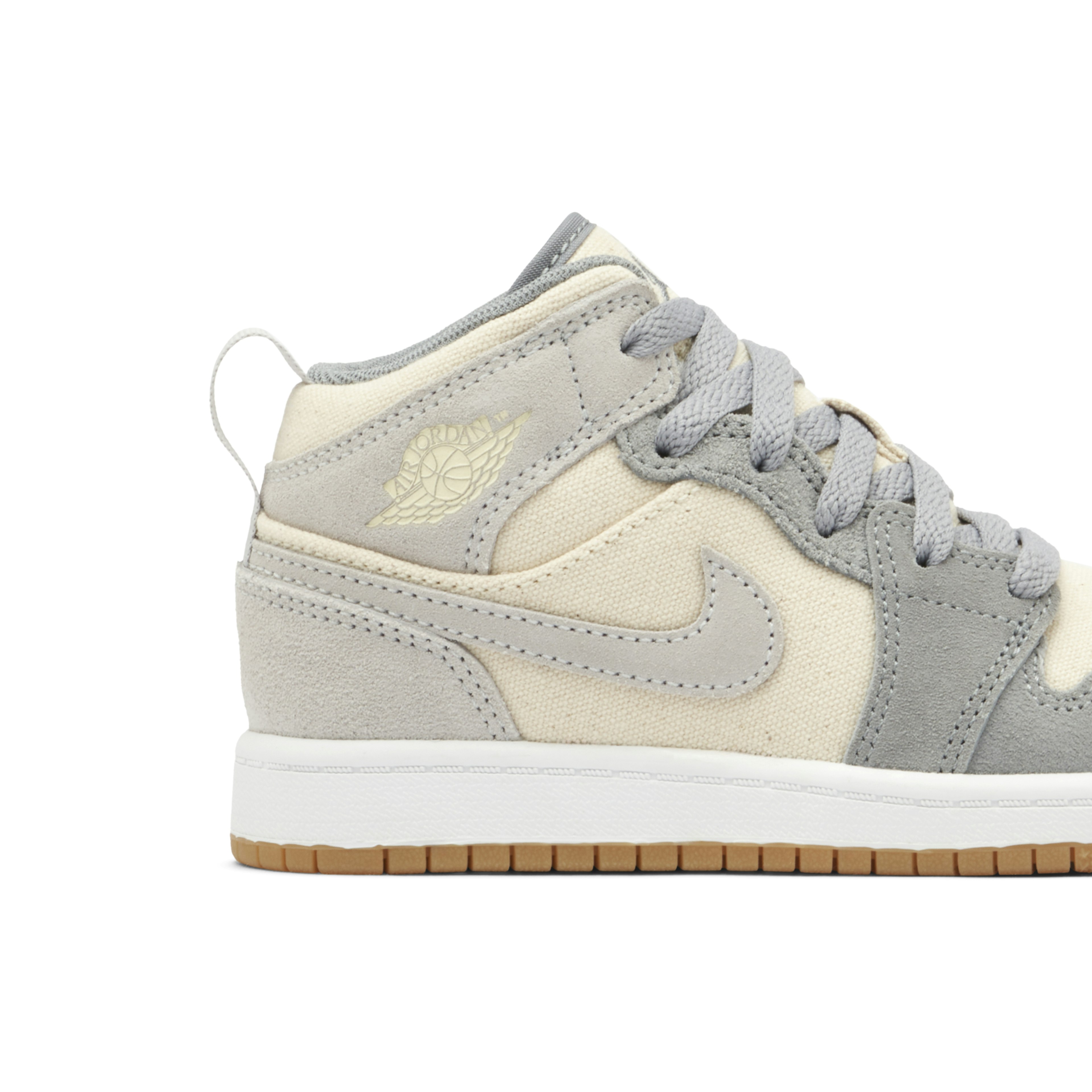 Air Jordan 1 Mid SE Coconut Milk Grey PS