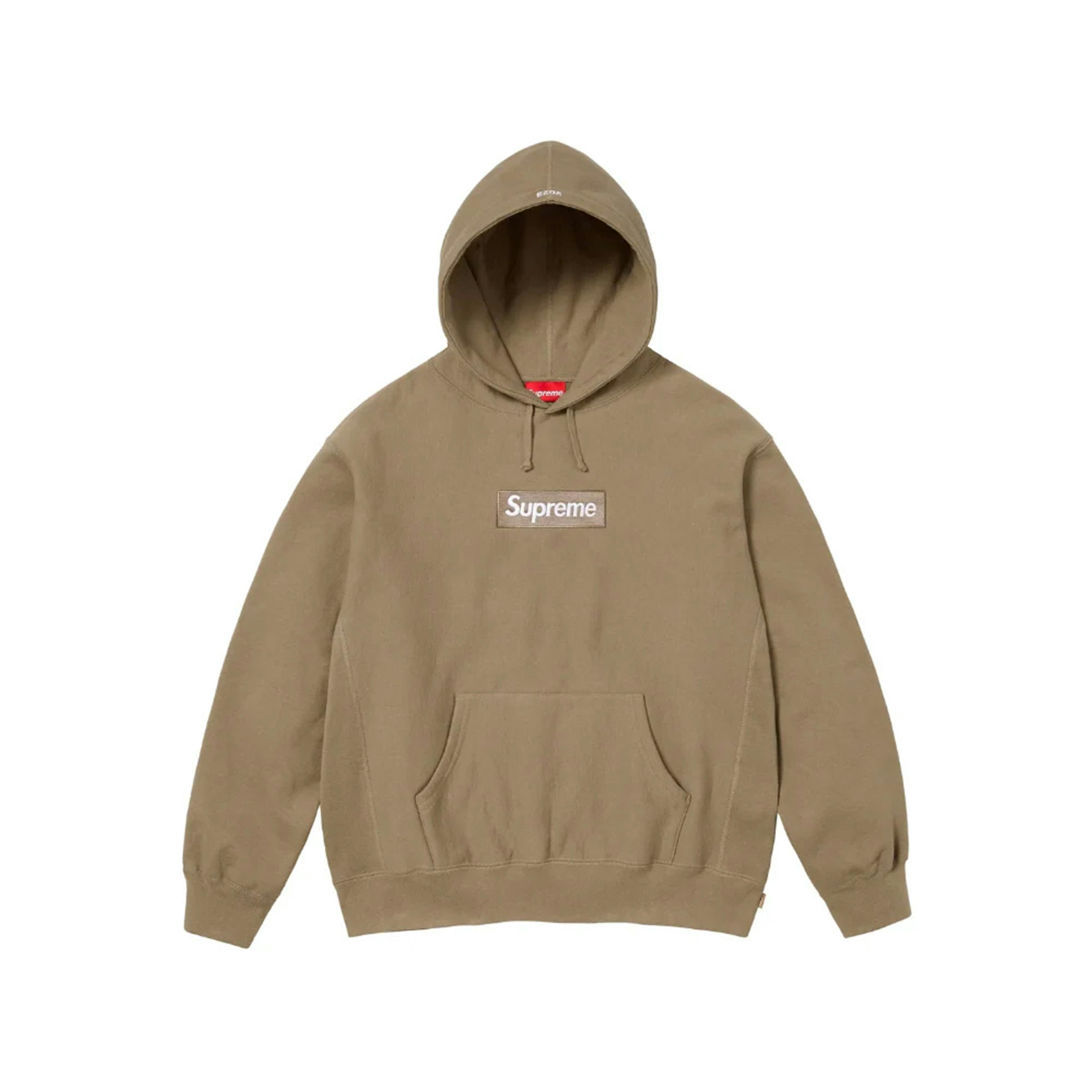 Supreme Box Logo Hooded Sweatshirt (FW23) Dark Sand