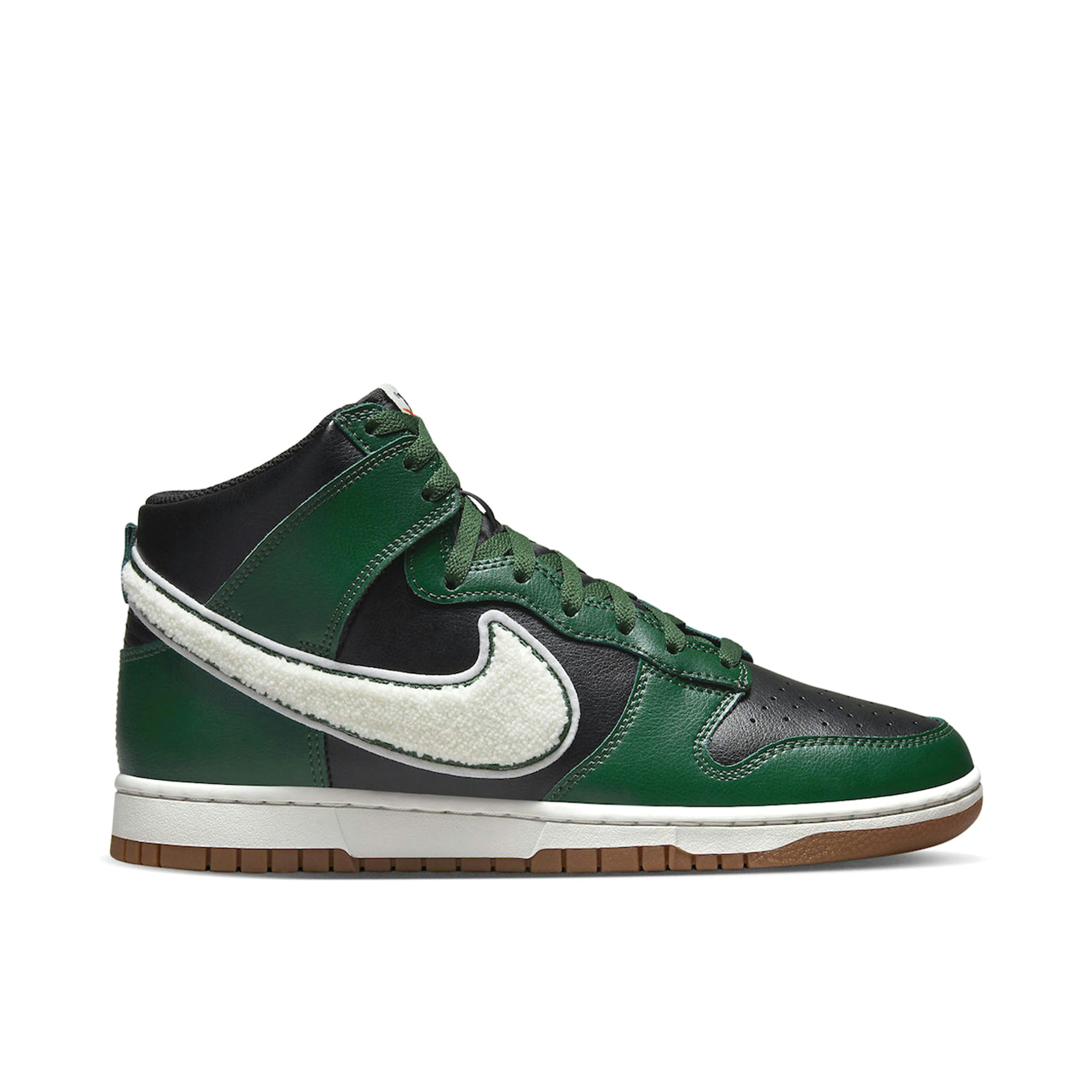 Nike Dunk High Chenille Green Black