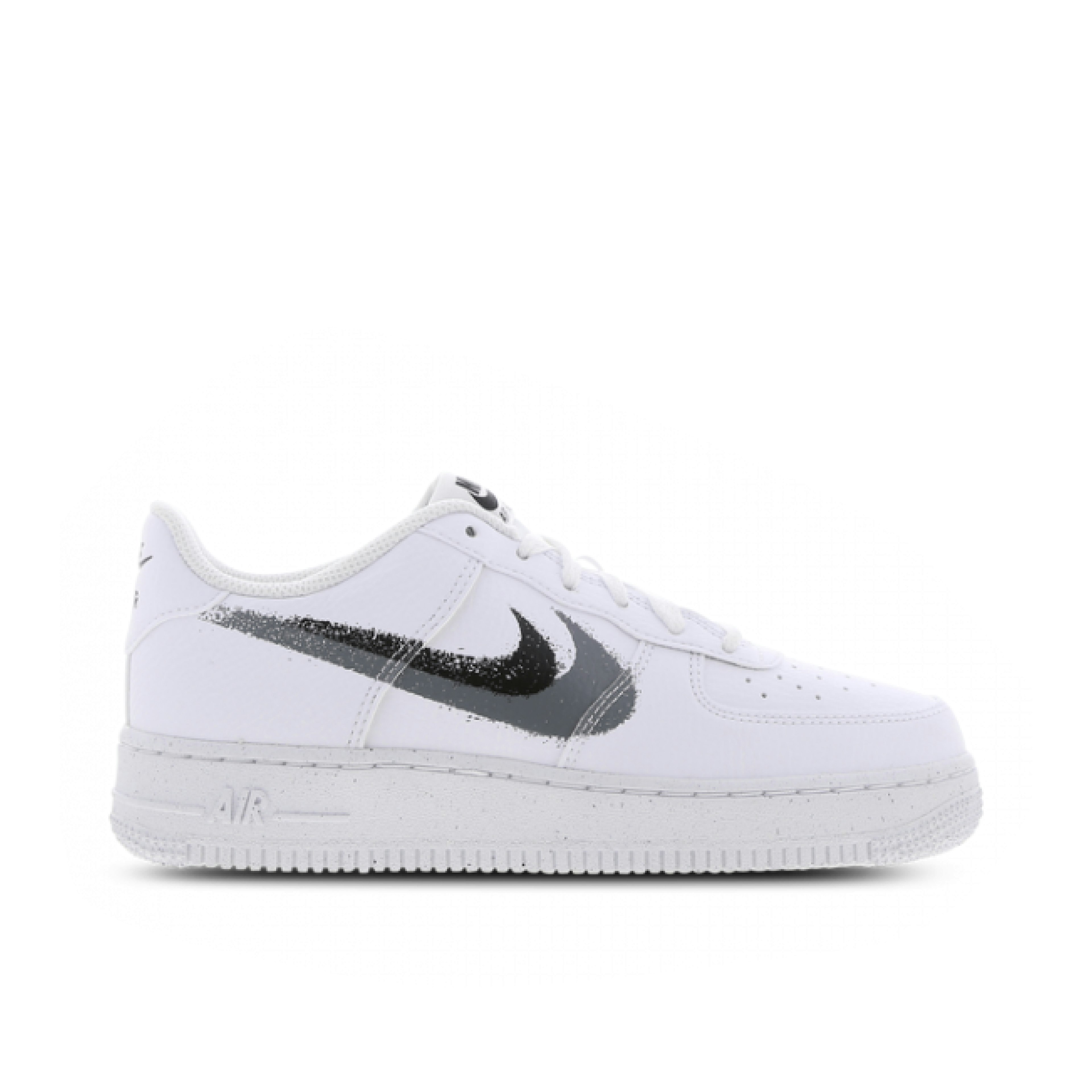 Nike Air Force 1 Low Stencil Swoosh White GS