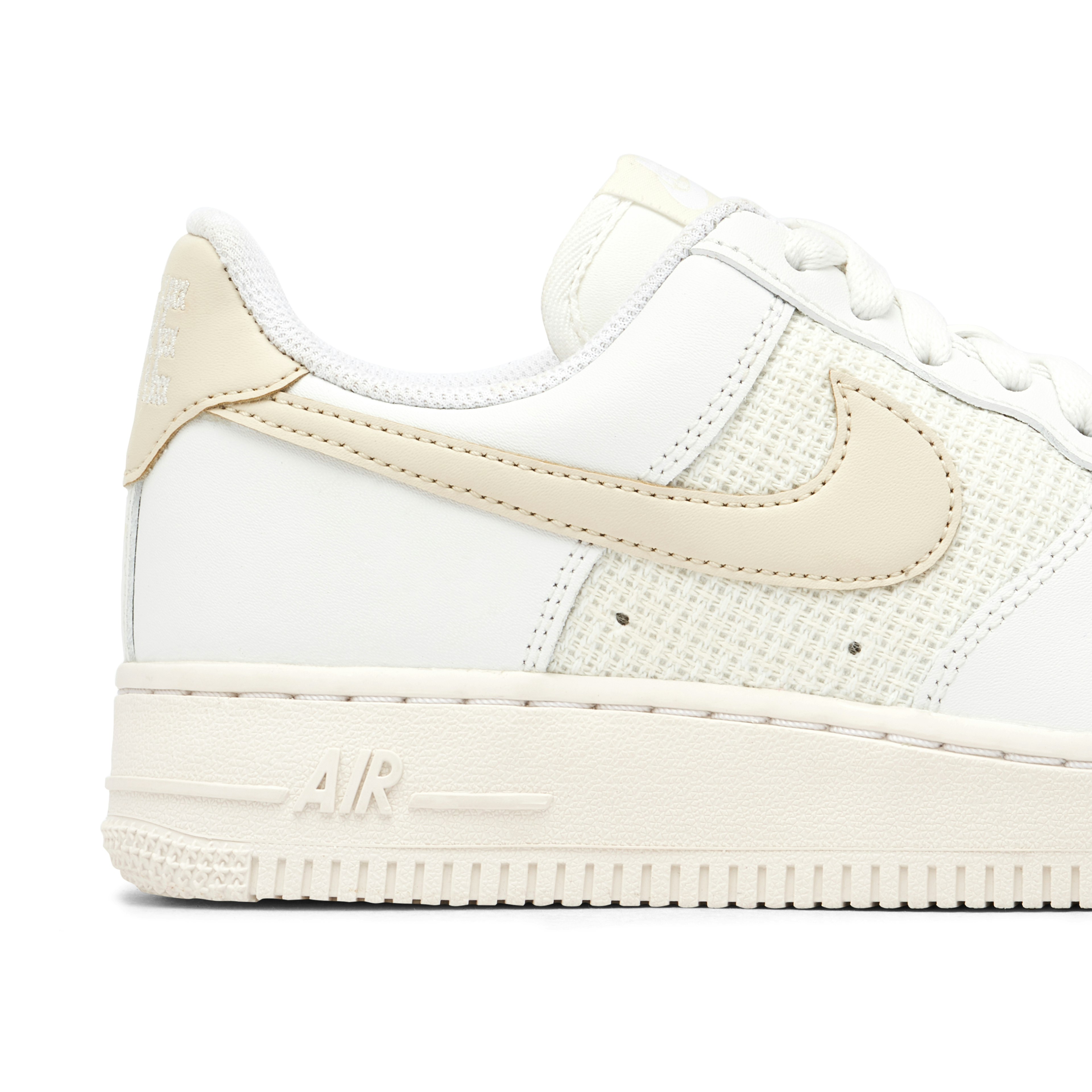 Nike Air Force 1 07 Cross Stitch White Fossil Womens
