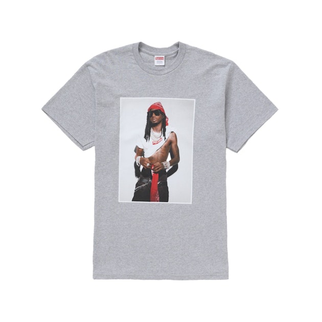 Supreme Playboi Carti Tee Heather Grey SUPREME-01770 Laced