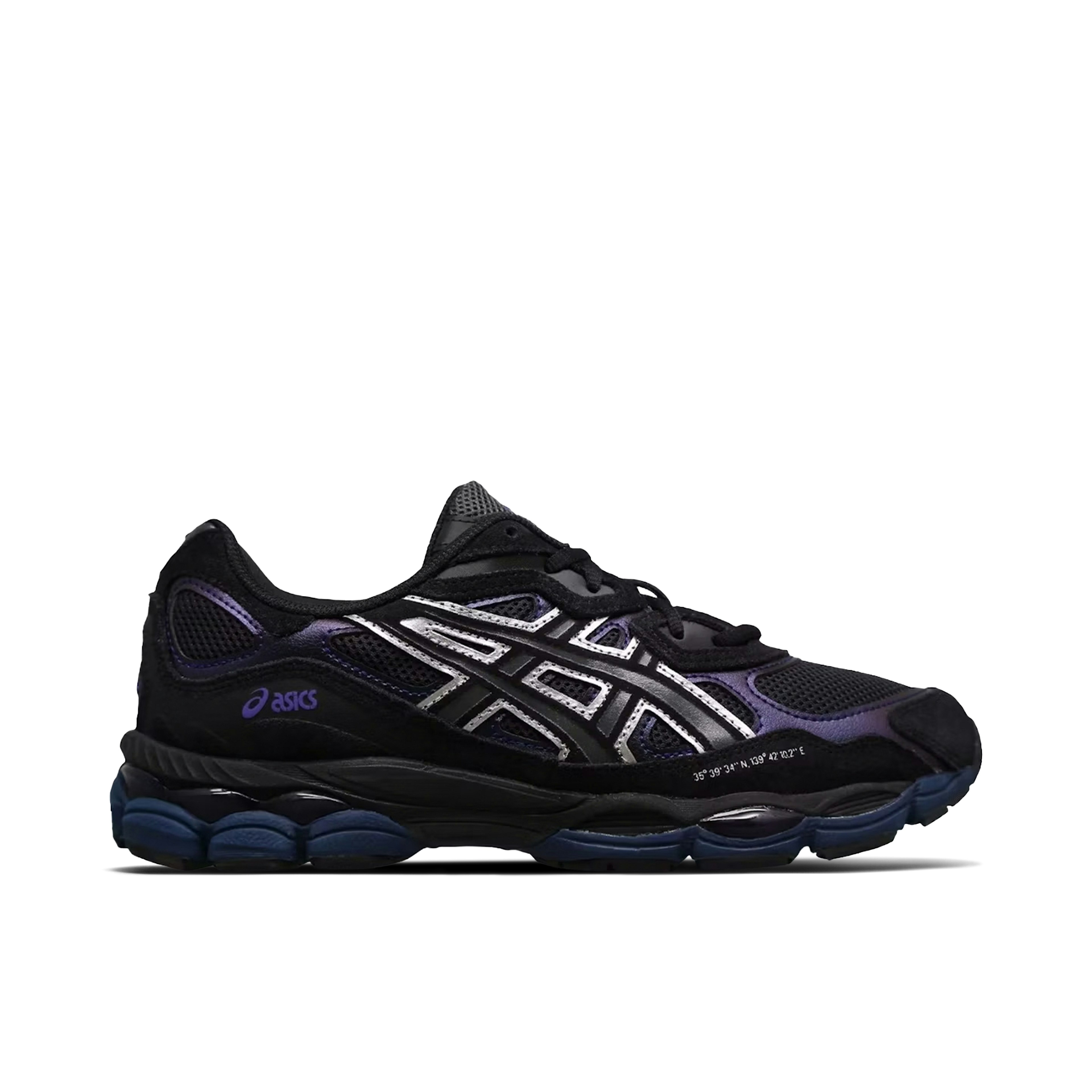 ASICS Gel-NYC Black Graphite Grey Purple