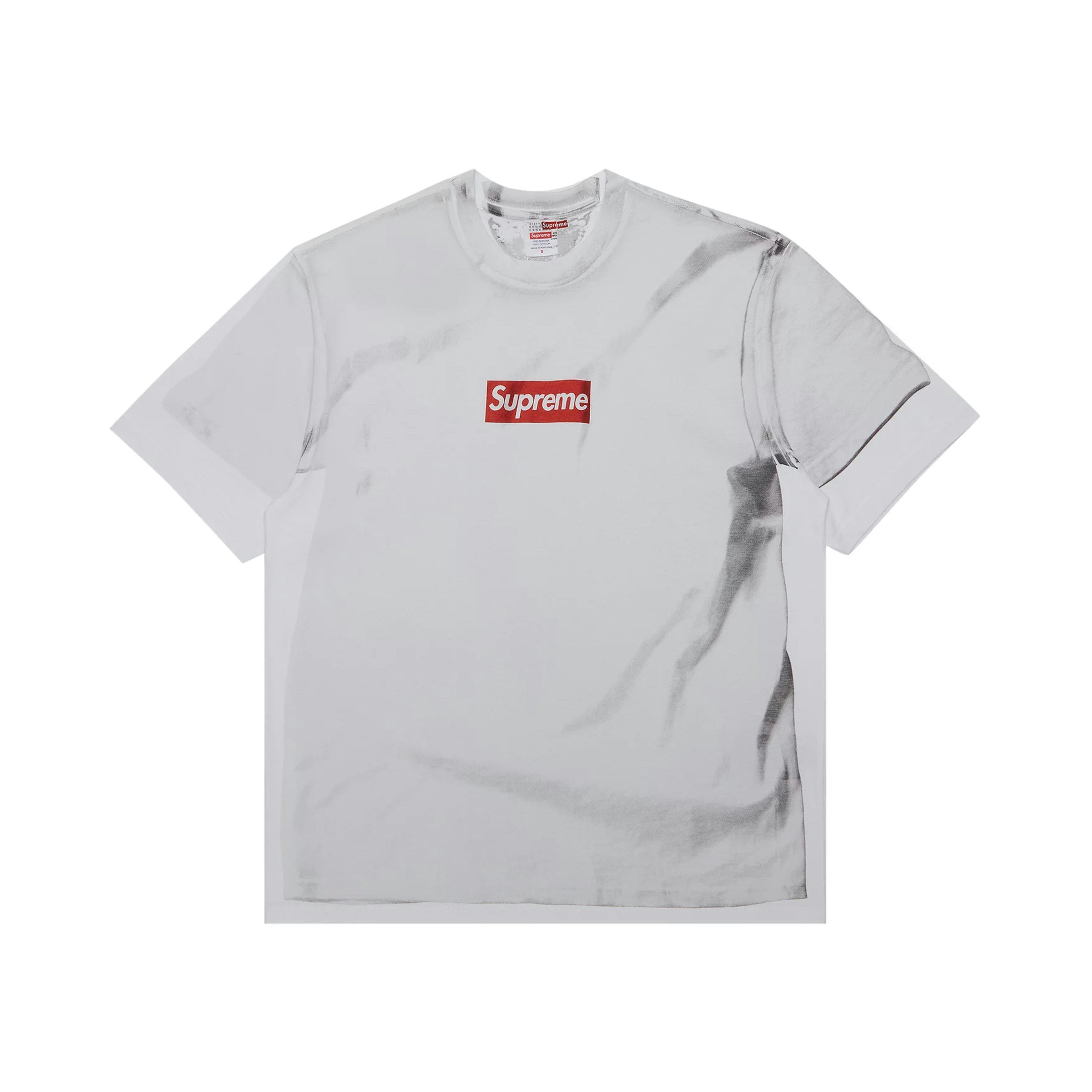 Supreme MM6 Maison Margiela Box Logo Tee White