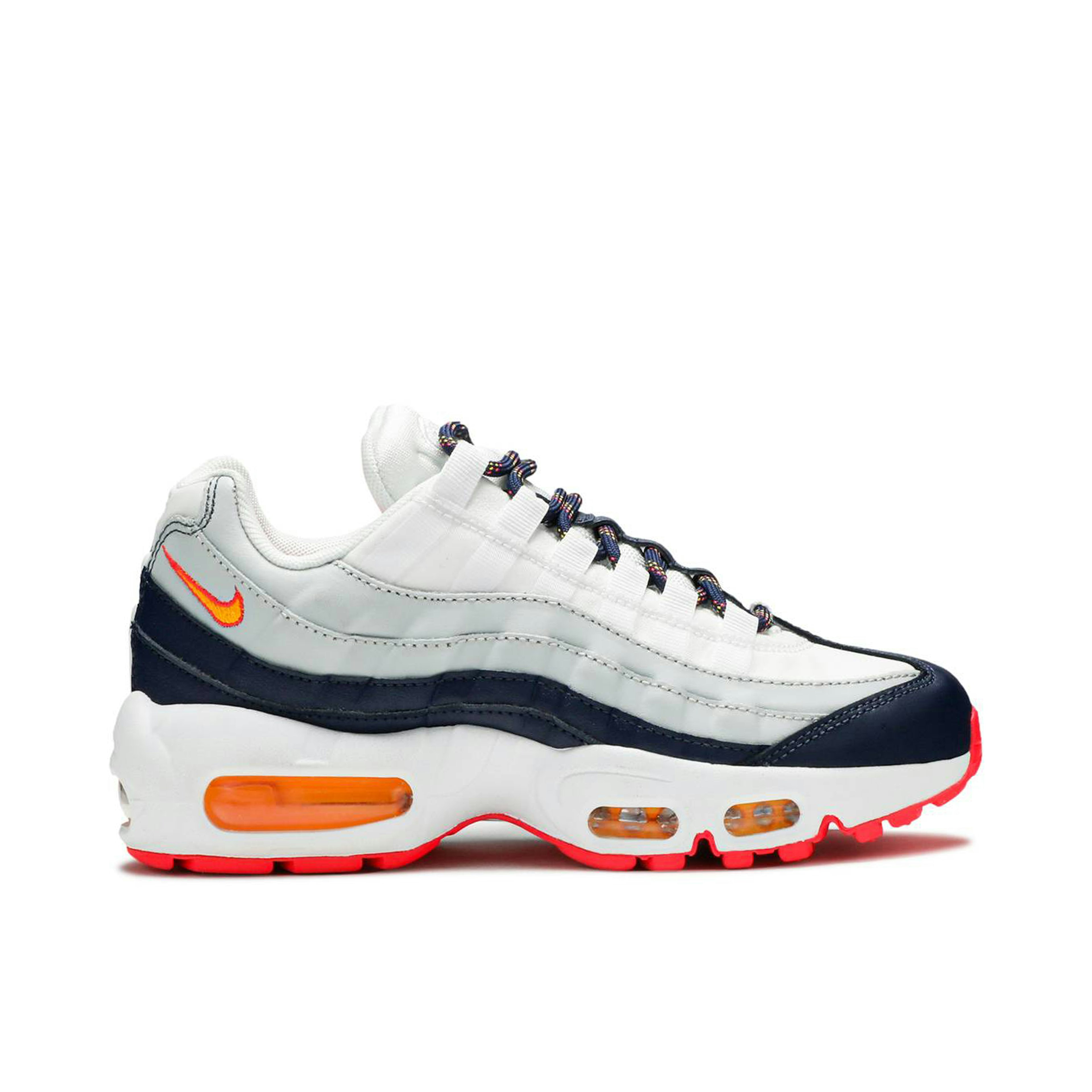 Air Max 95 White Navy Femme