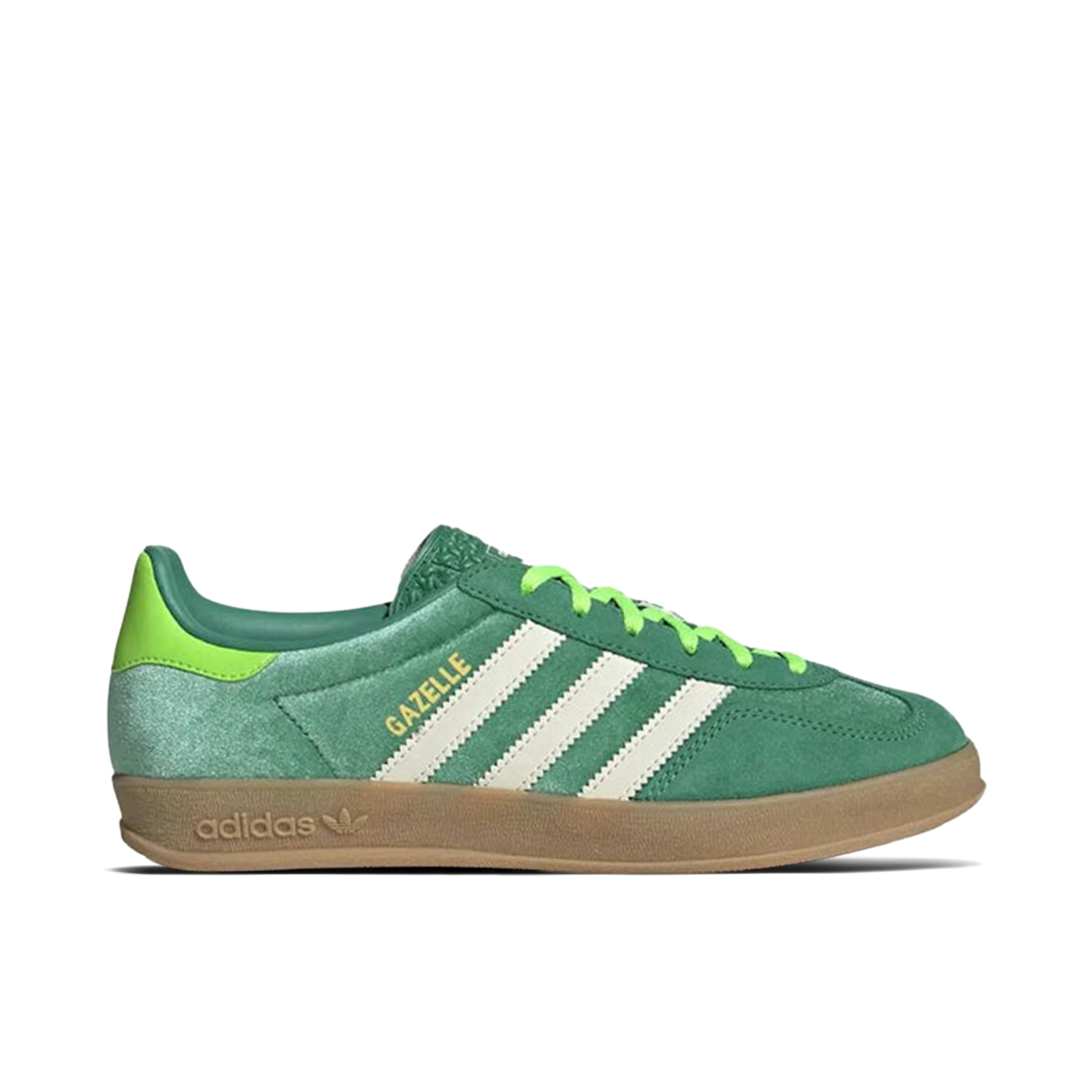 Adidas Gazelle Indoor Semi Court Green Velvet Womens