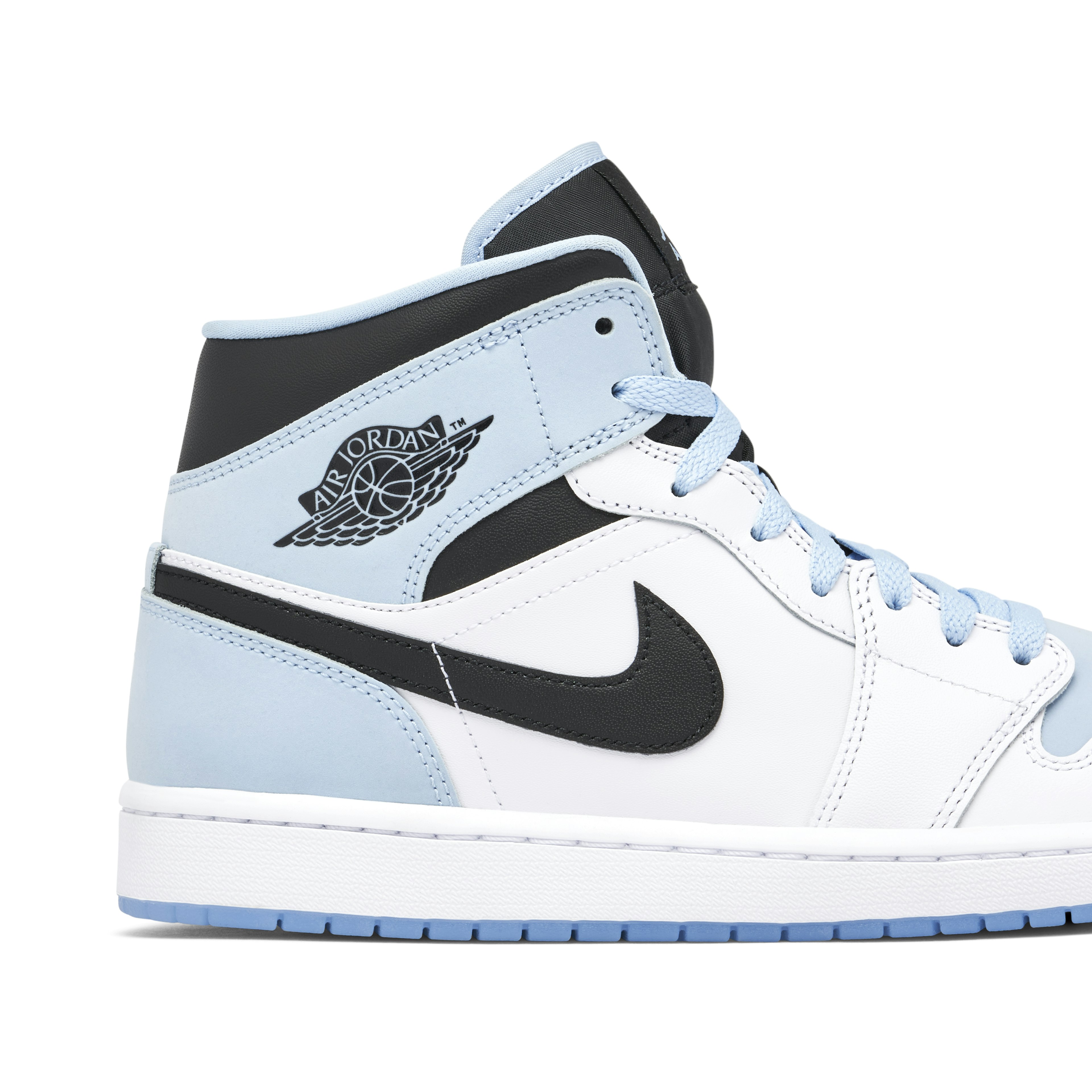 Air Jordan 1 Mid White Black Blue