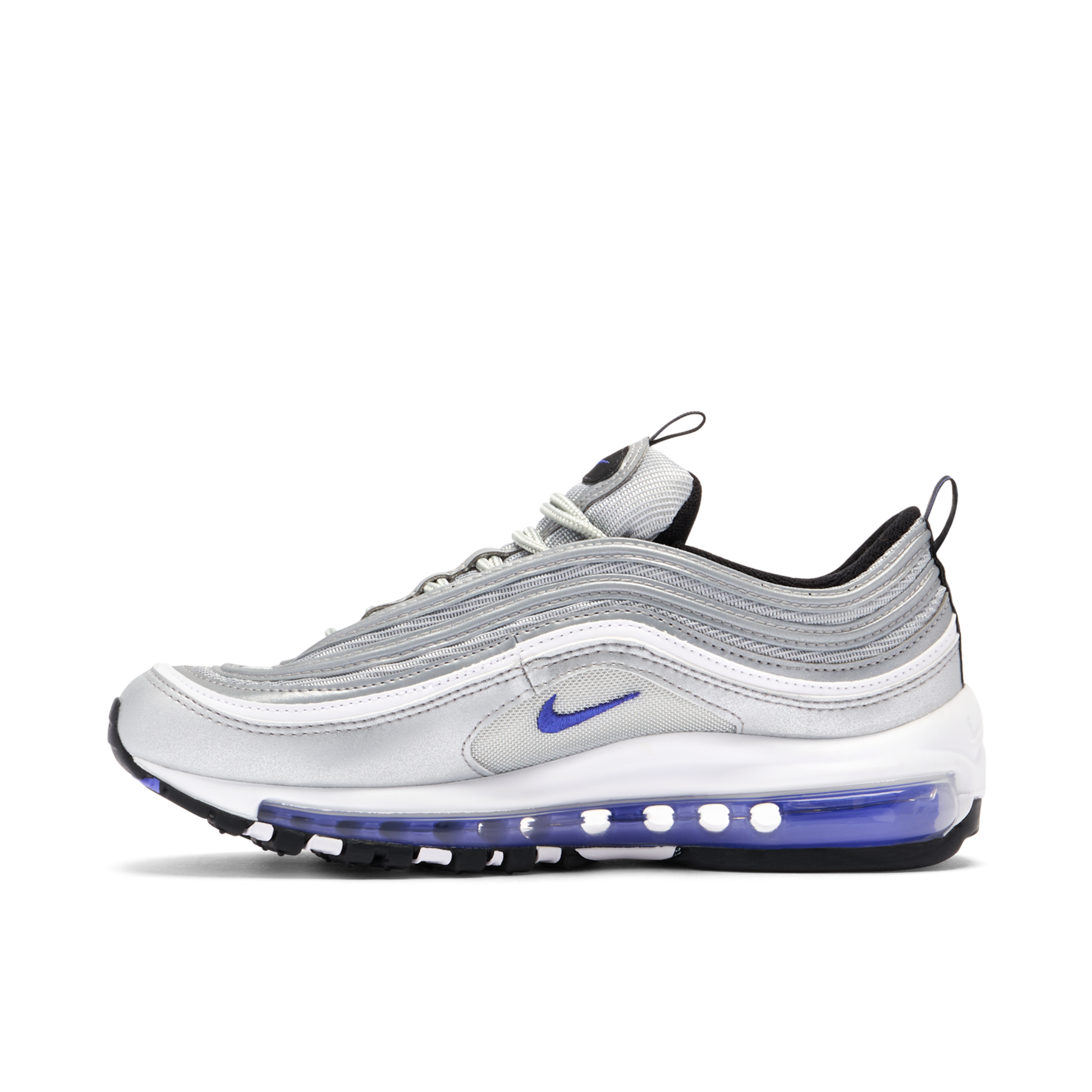 Nike Air Max 97 Silver Violet GS 921522 027 Laced