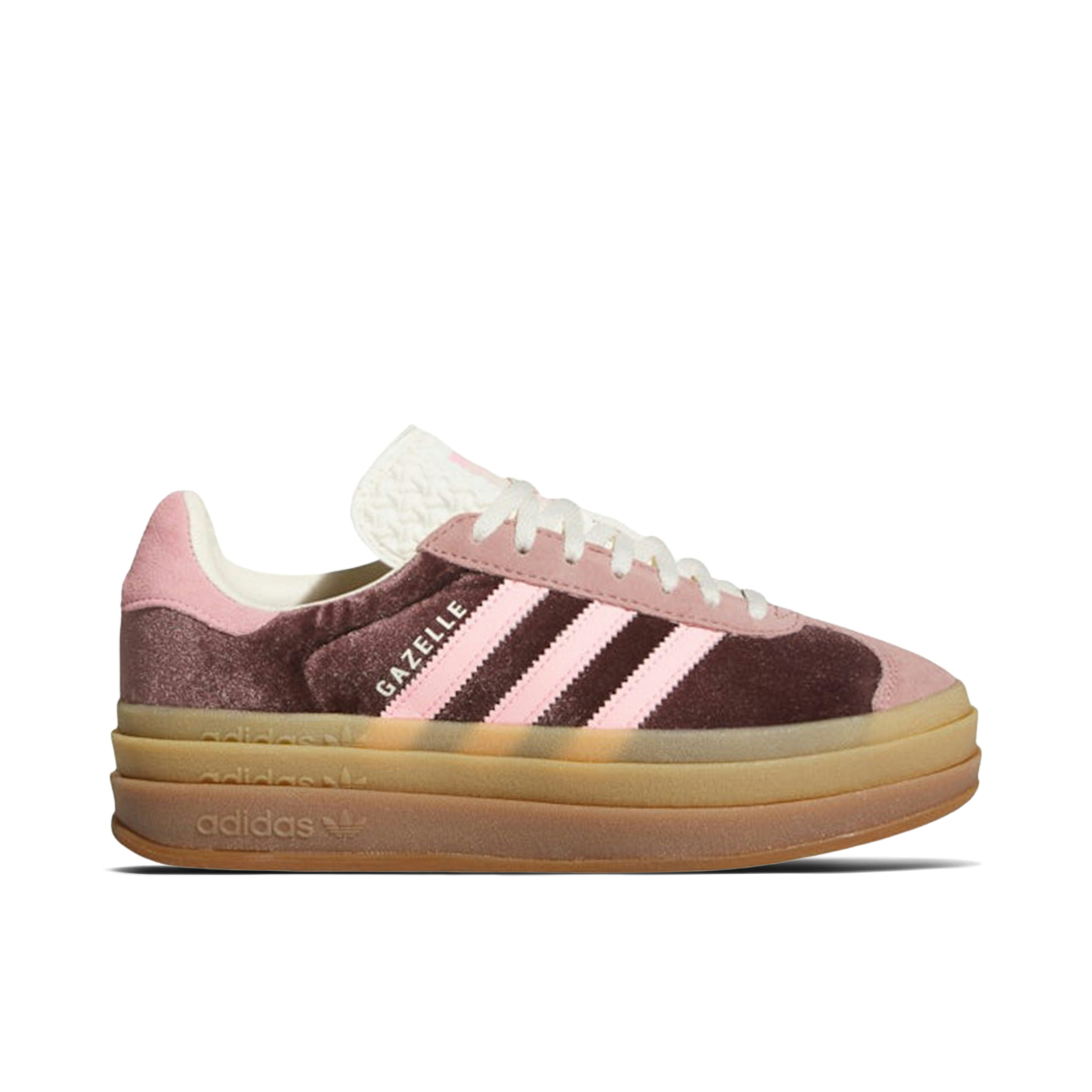 Adidas Gazelle Bold Shadow Brown Warm Clay Glow Pink Womens