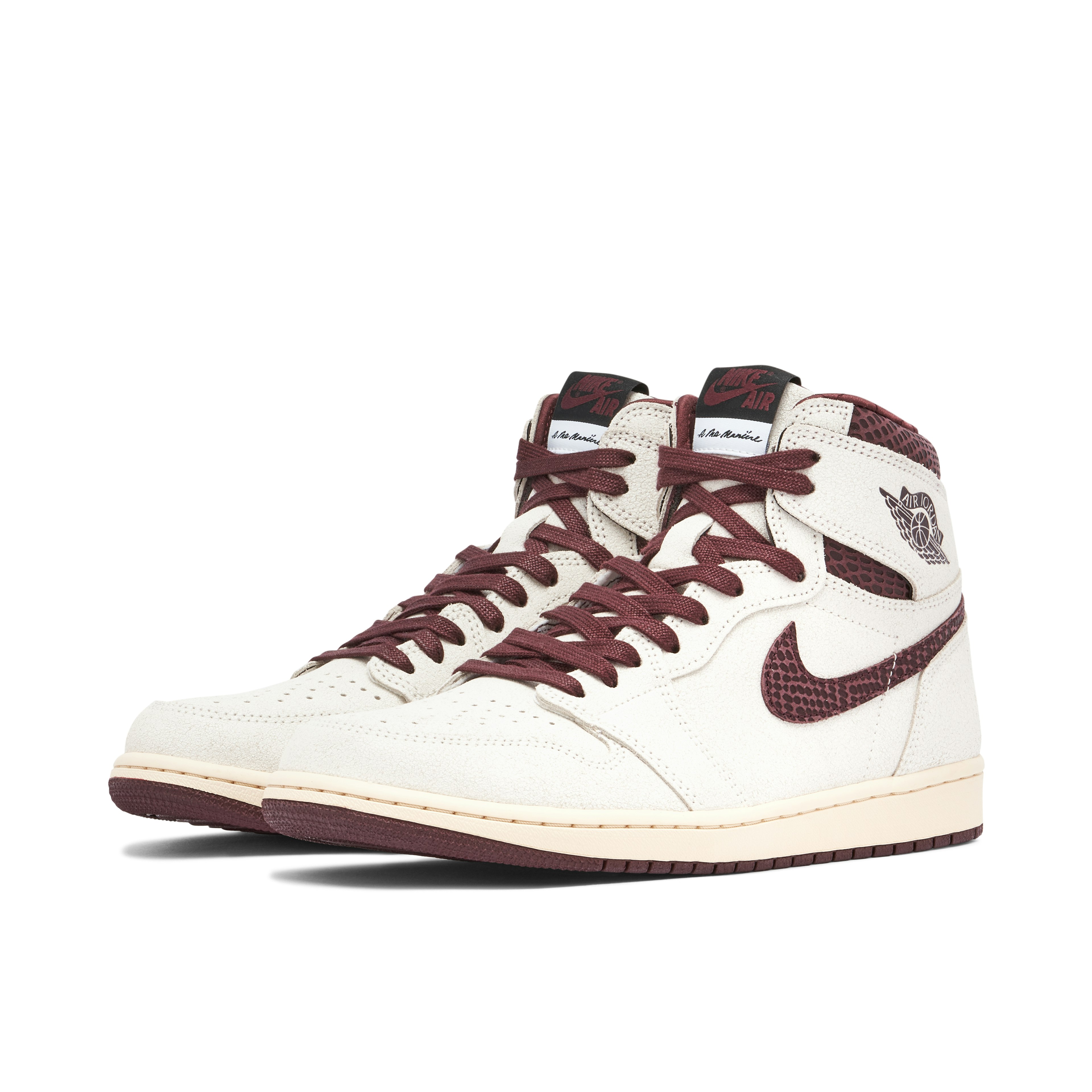 A Ma Maniere x Air Jordan 1 Burgundy Sail