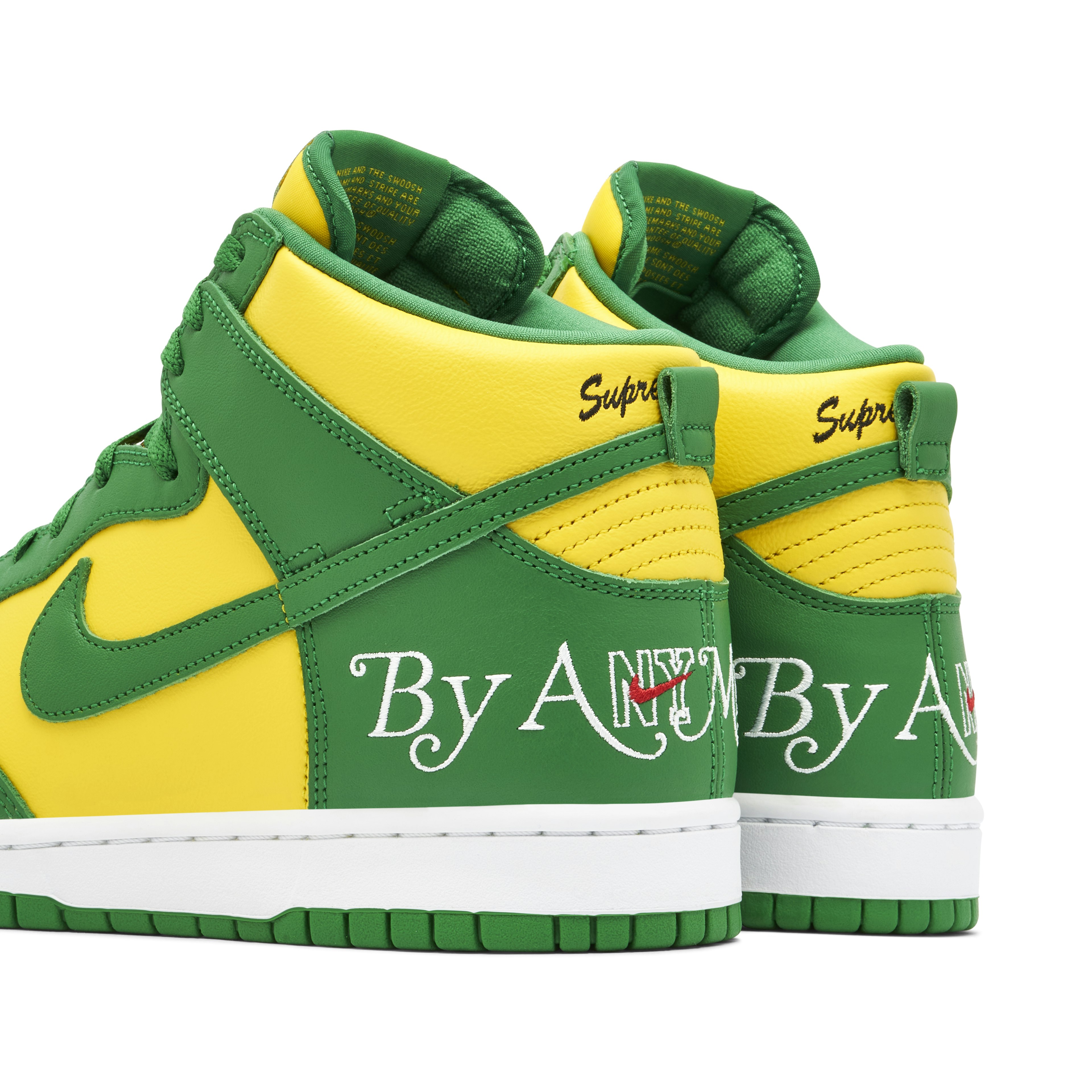 Supreme x Nike SB Dunk High By Any Means Brazil