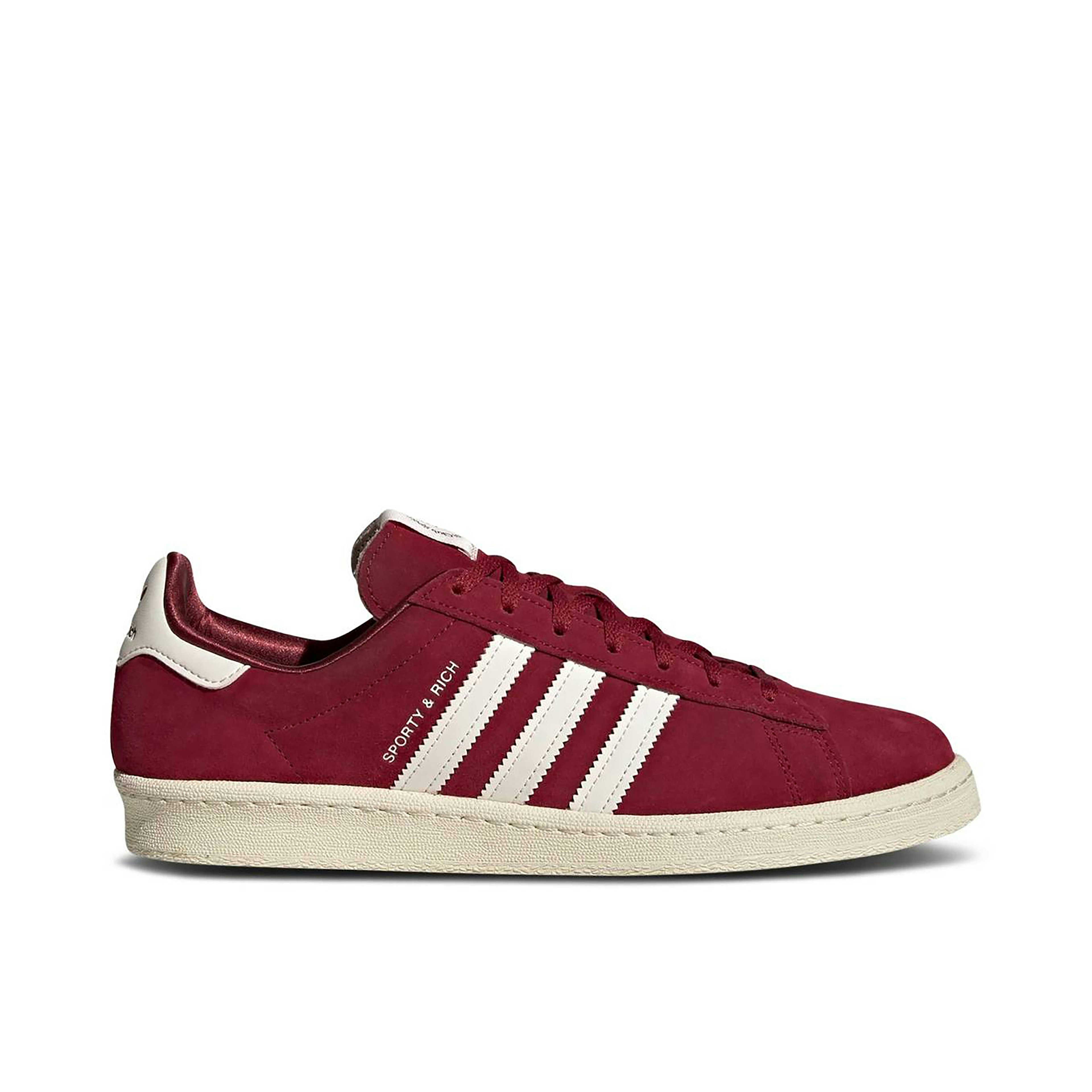 Adidas Campus 80s x Sporty & Rich Collegiate Burgundy