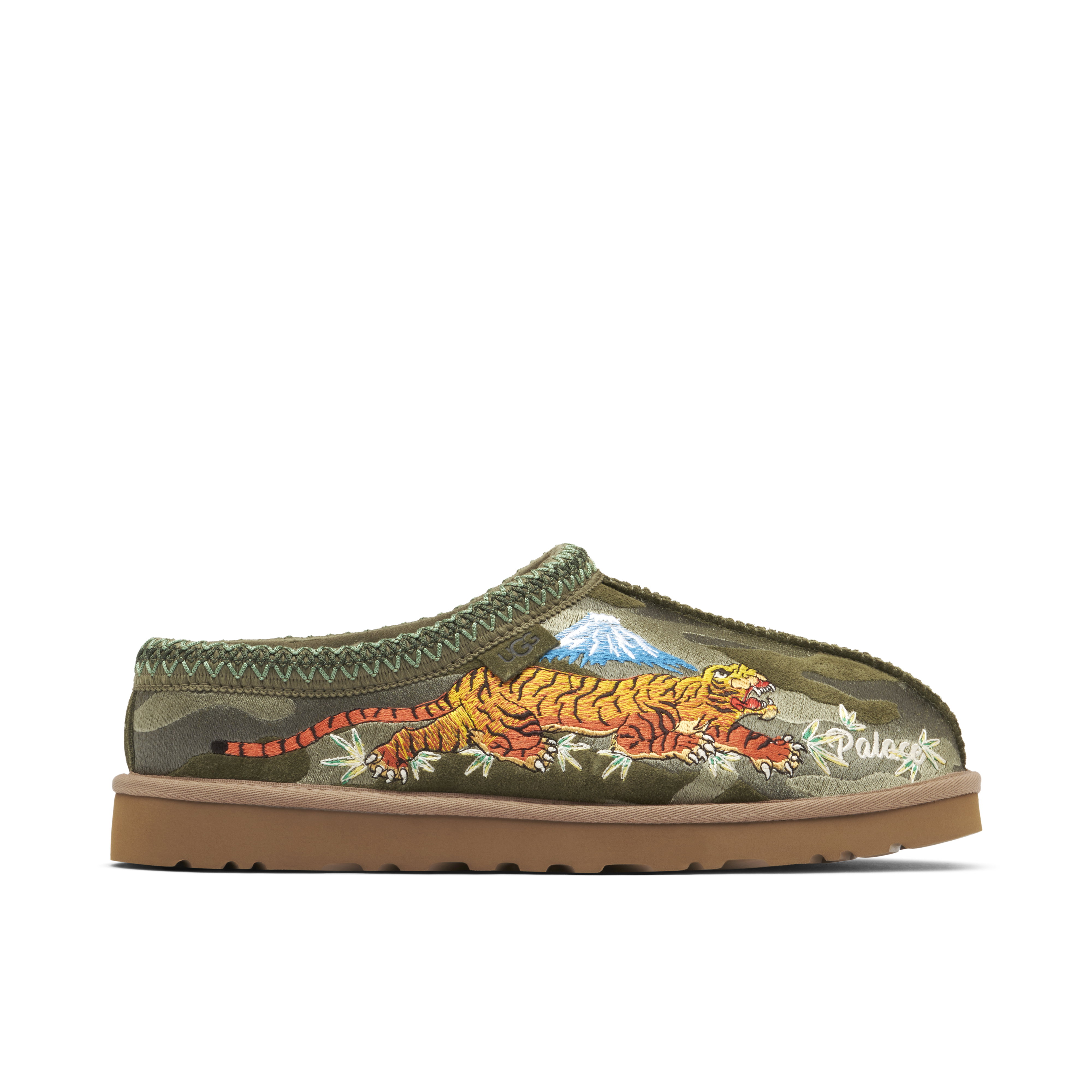 UGG Tasman Slipper Palace Burnt Olive Camo | 1172070-GRNC | Laced