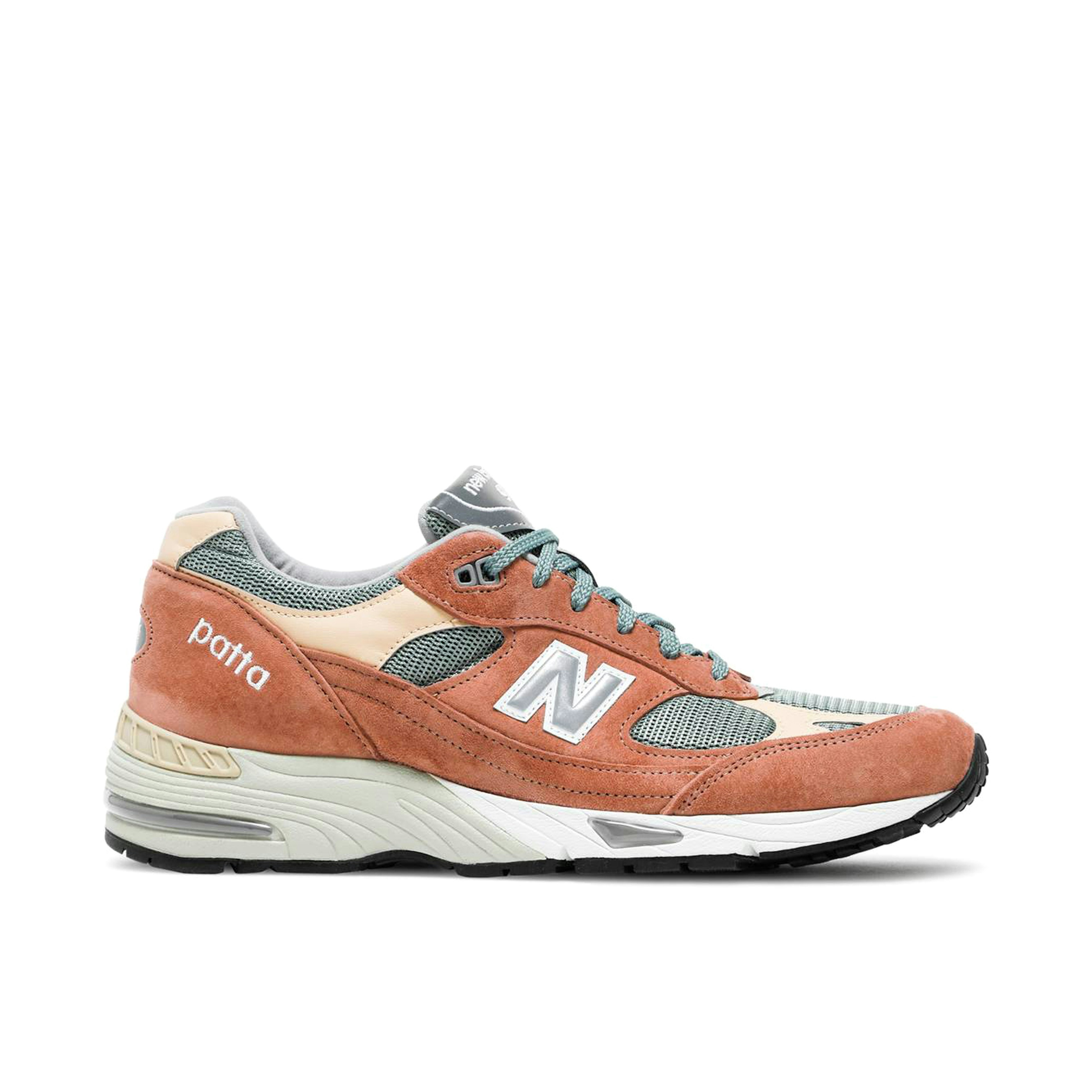 New Balance Uomo NB Numeric 425 in Bianca Blu x Patta Made In England Dusty Pink