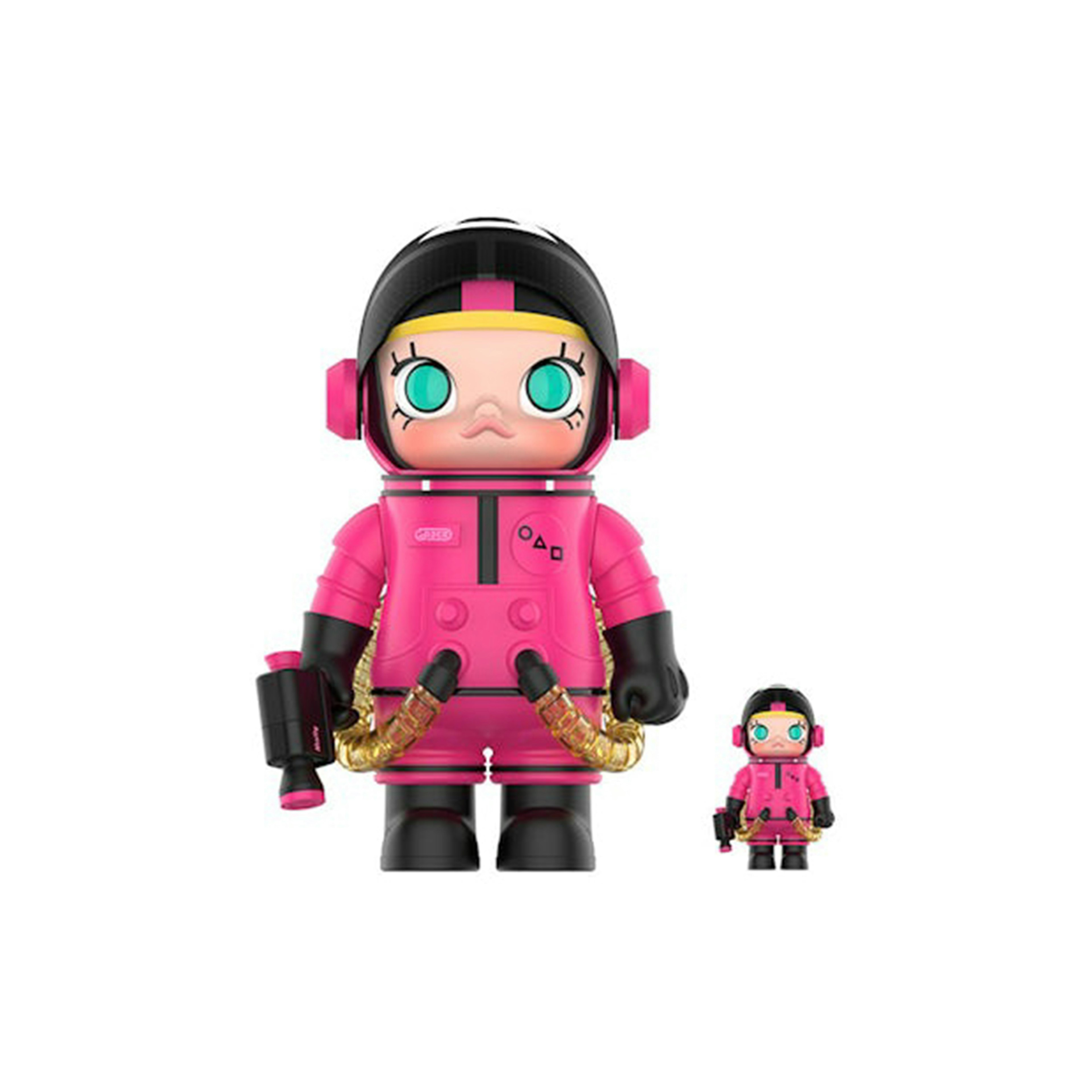 Pop Mart Mega Space Molly Squid Game Masked Soldier 100% & 400% Set
