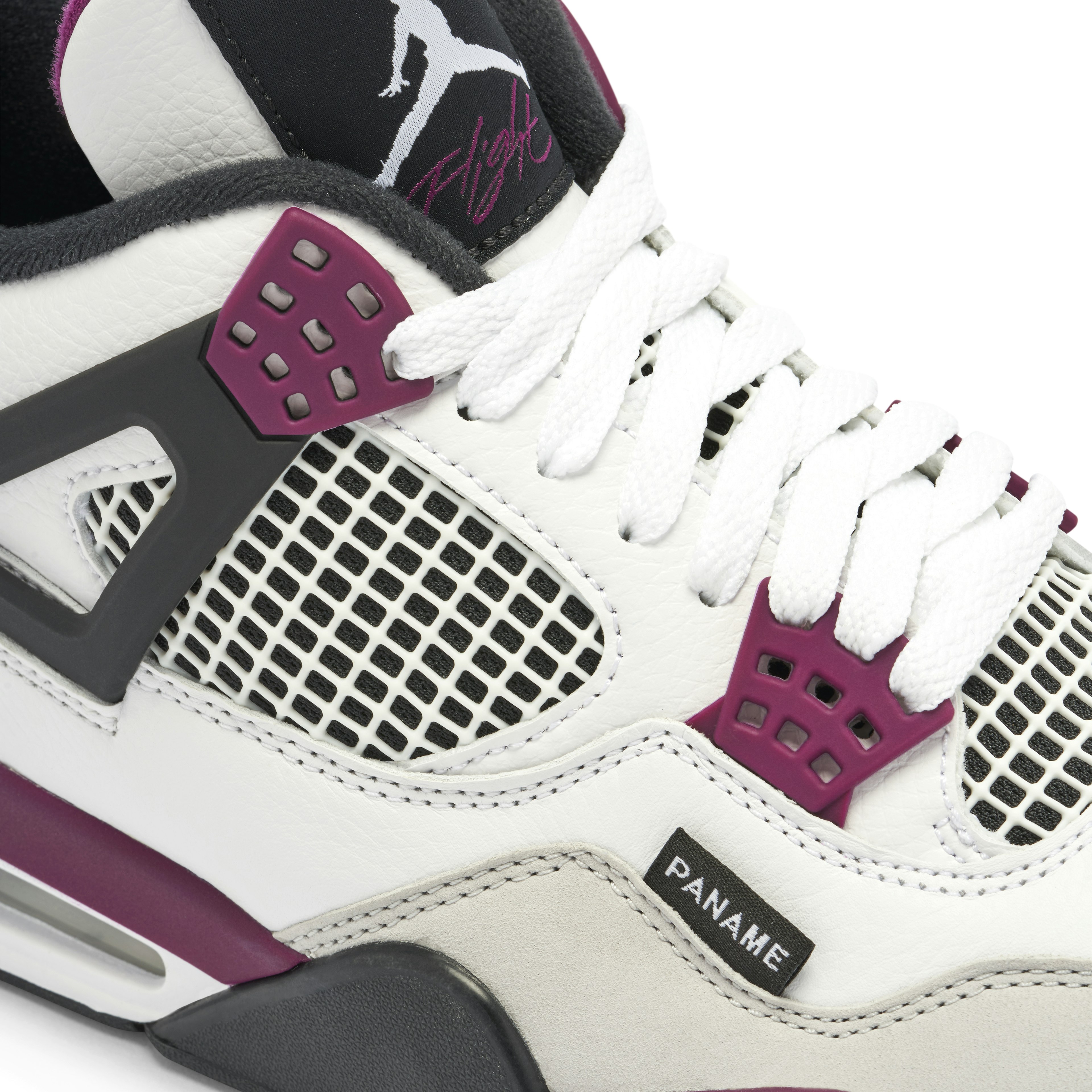 Air Jordan 4 x PSG White Neutral Grey Bordeaux