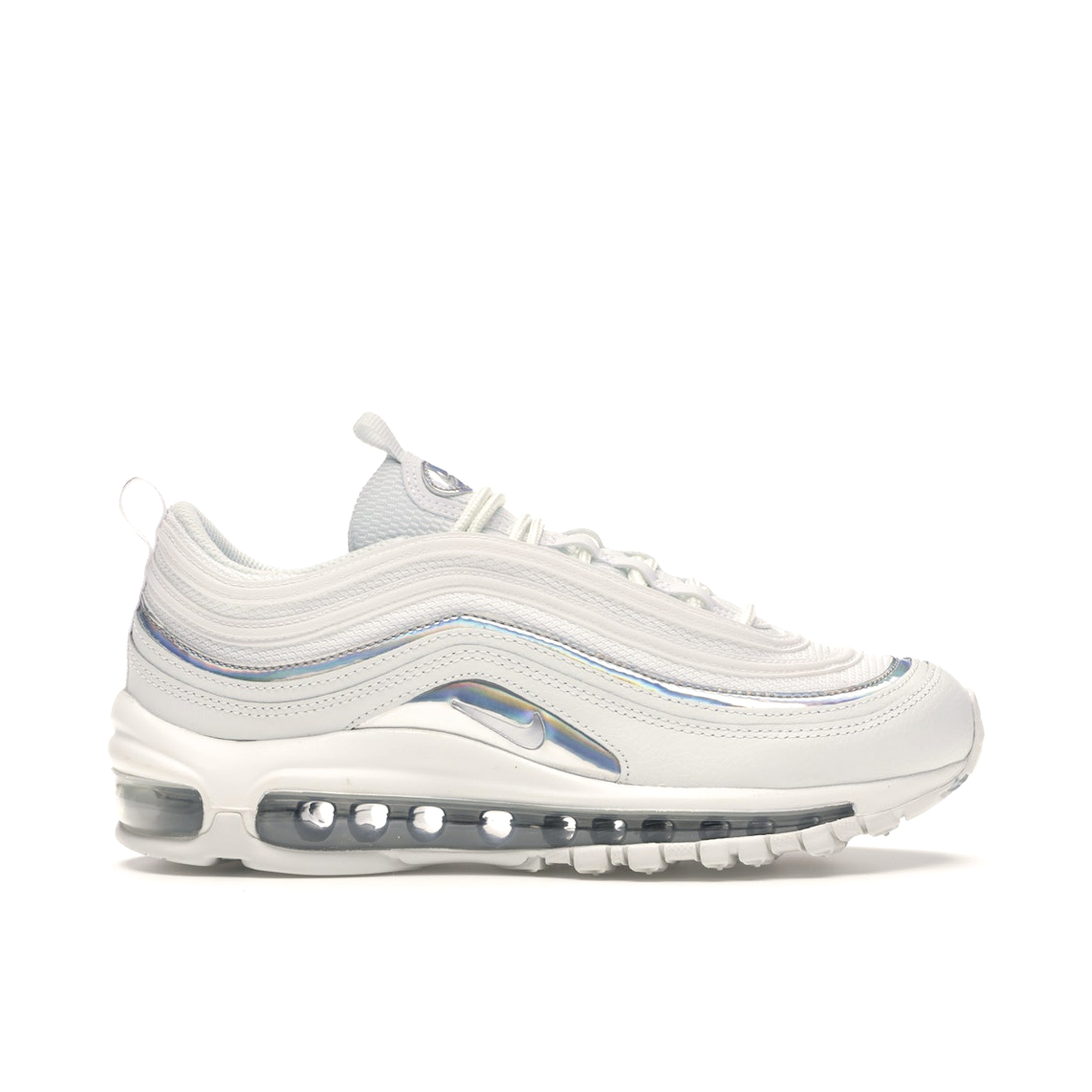 Nike air max 97 white silver iridescent best sale