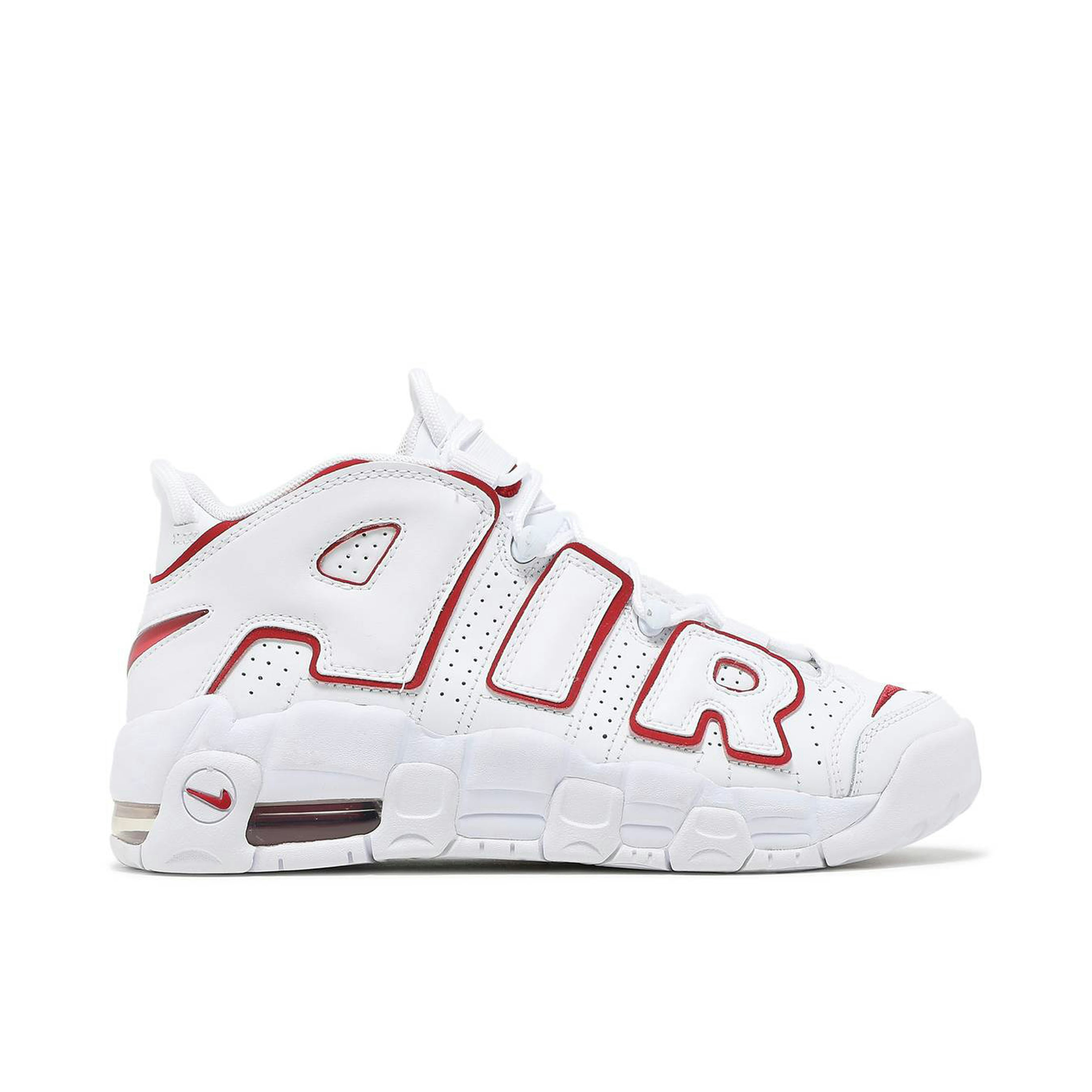 Nike Air More Uptempo White Varsity Red GS (2021)