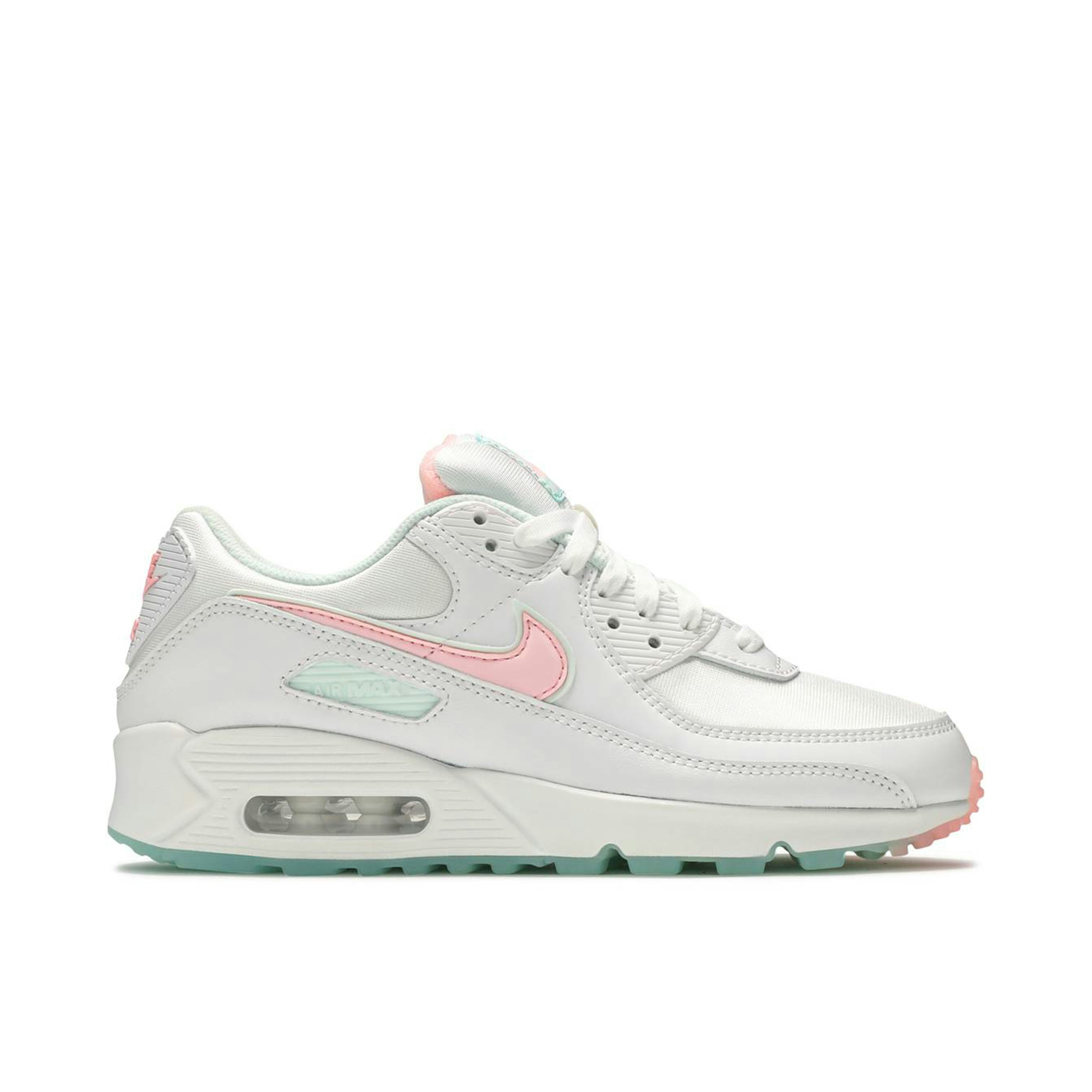 Nike Air Max 90 White Pink Mint Femme