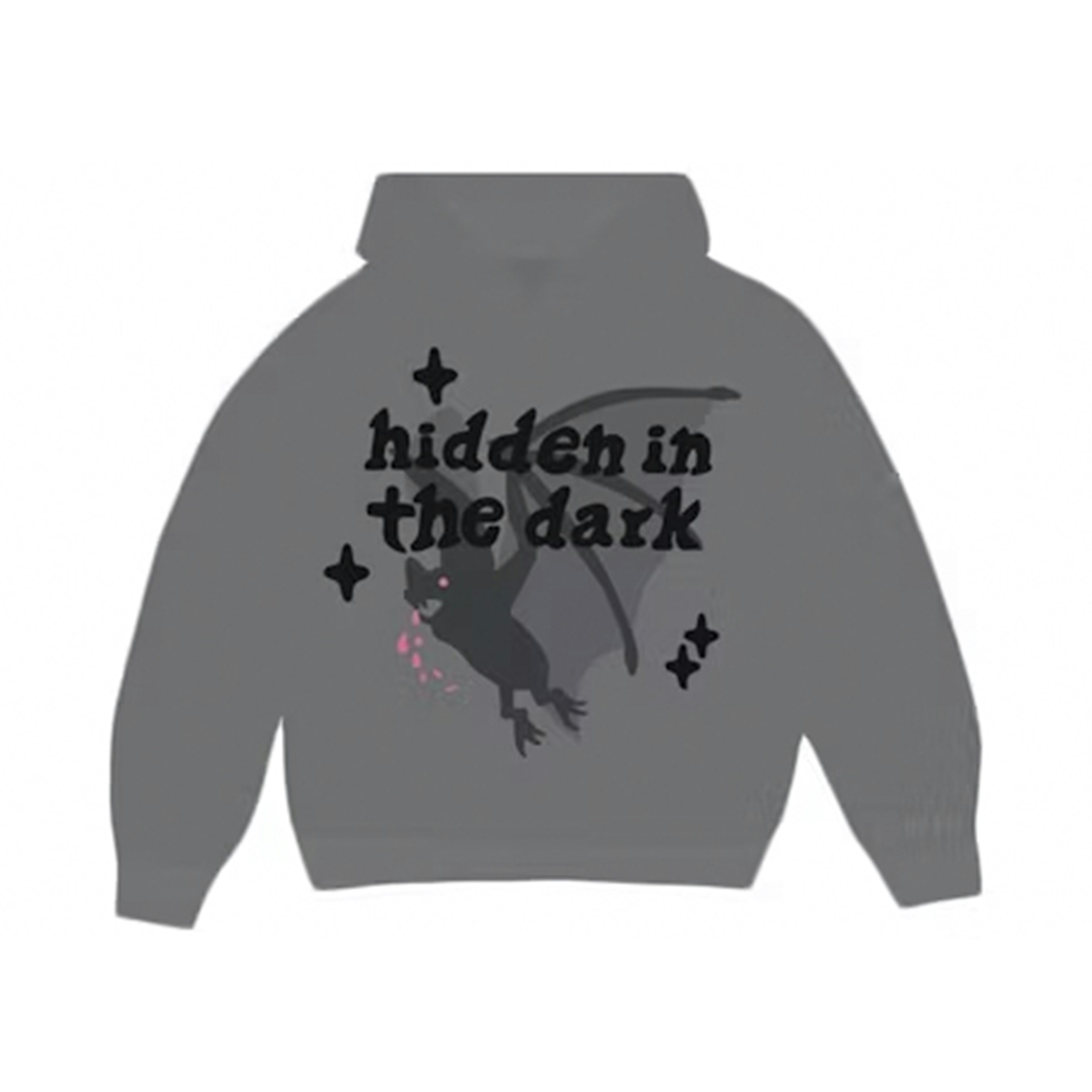 Broken Planet Hidden in the Dark Hoodie Shadow Grey