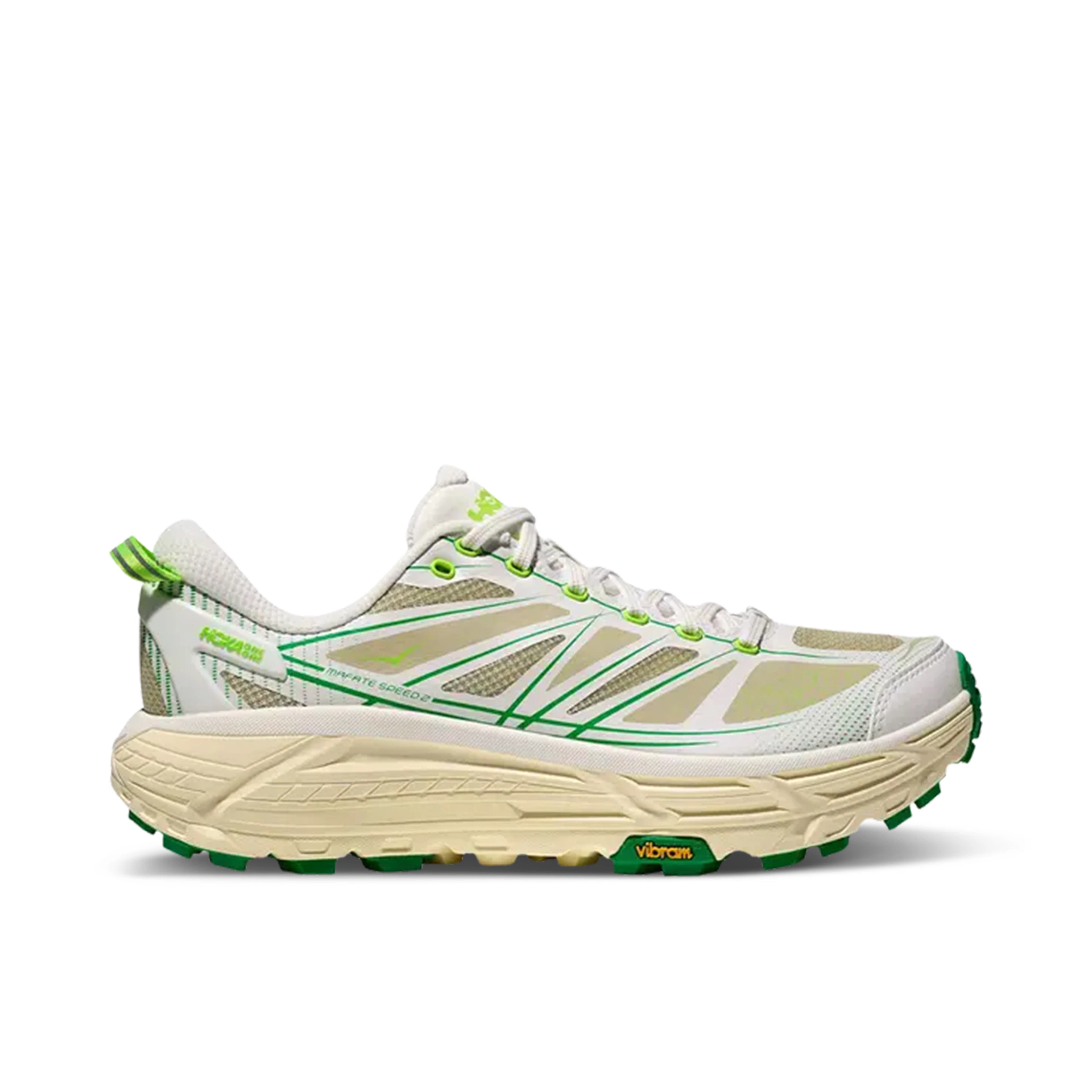Hoka One One Mafate Speed 2 White Fresh Cut Grass