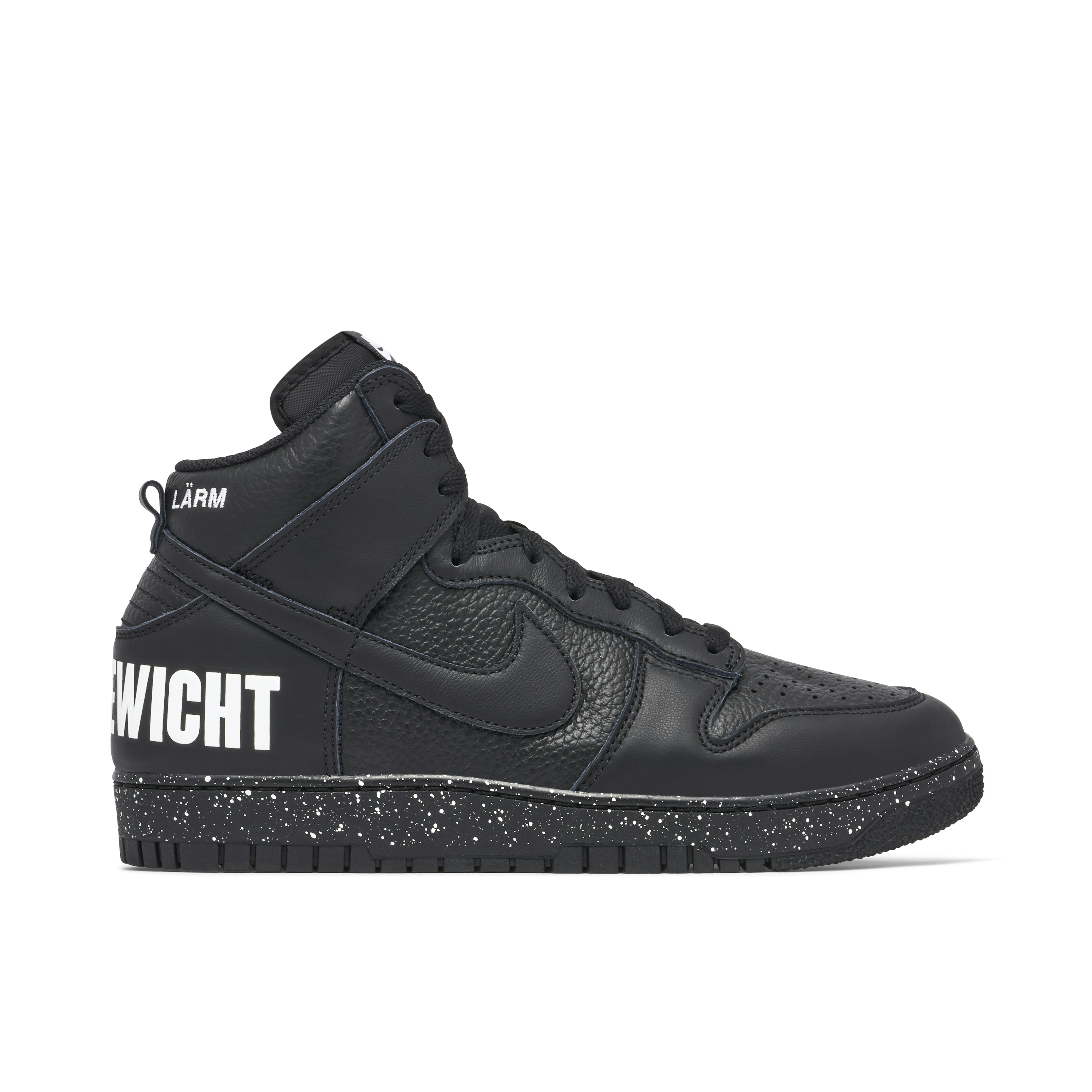 UNDERCOVER x Nike Dunk High Chaos Triple Black