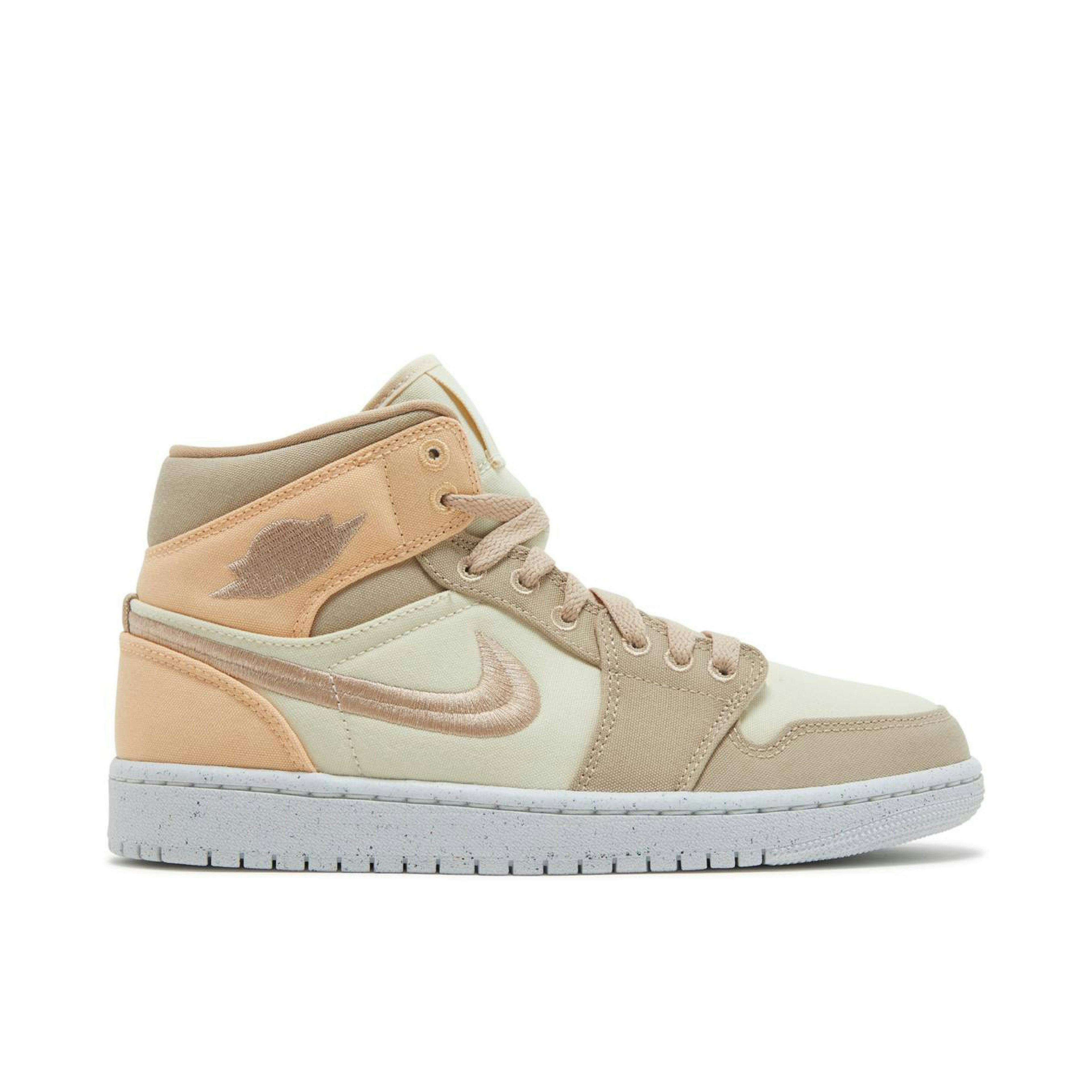 Air Jordan 1 Mid SE Muslin Canvas Womens