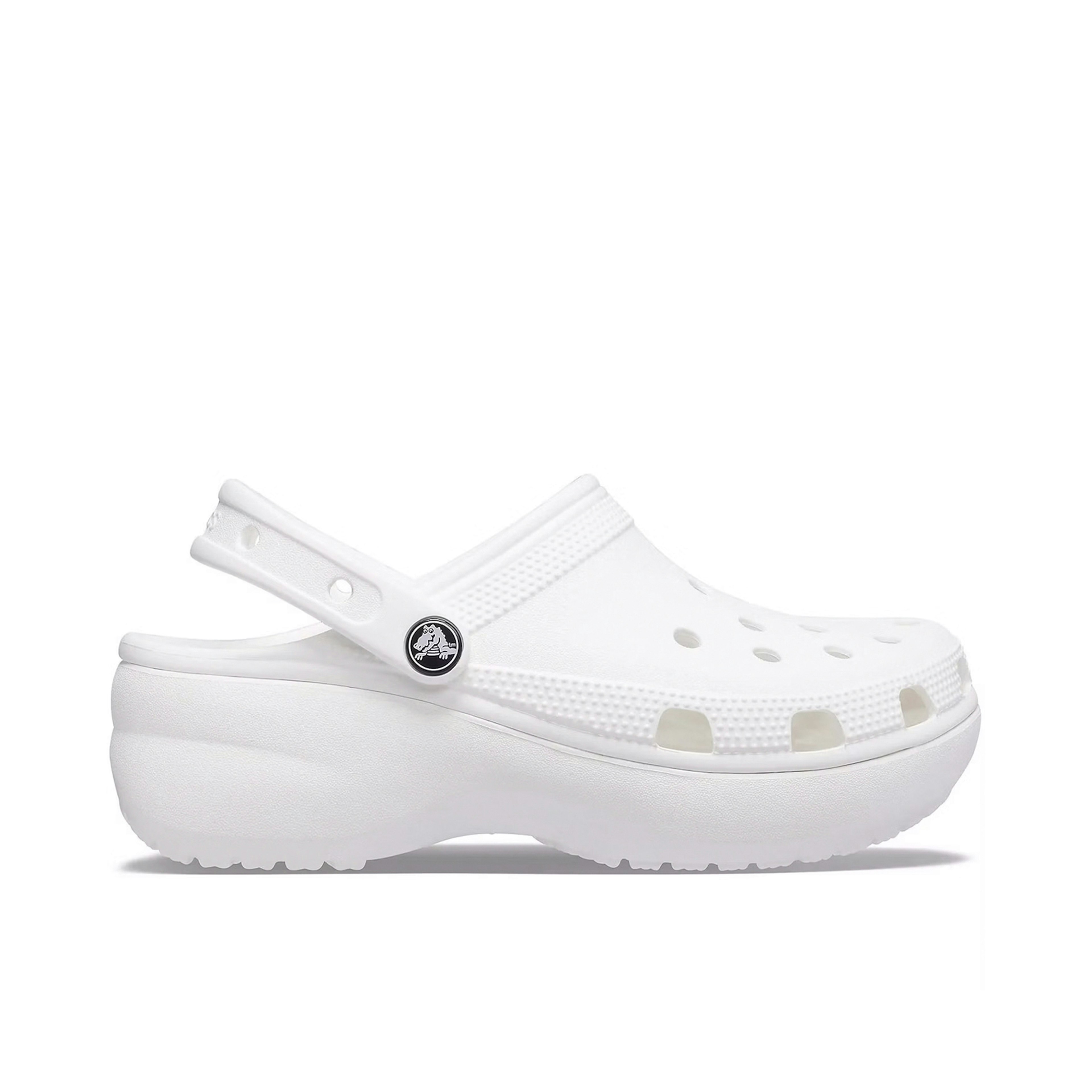 Crocs Classic Platform Clog White Womens