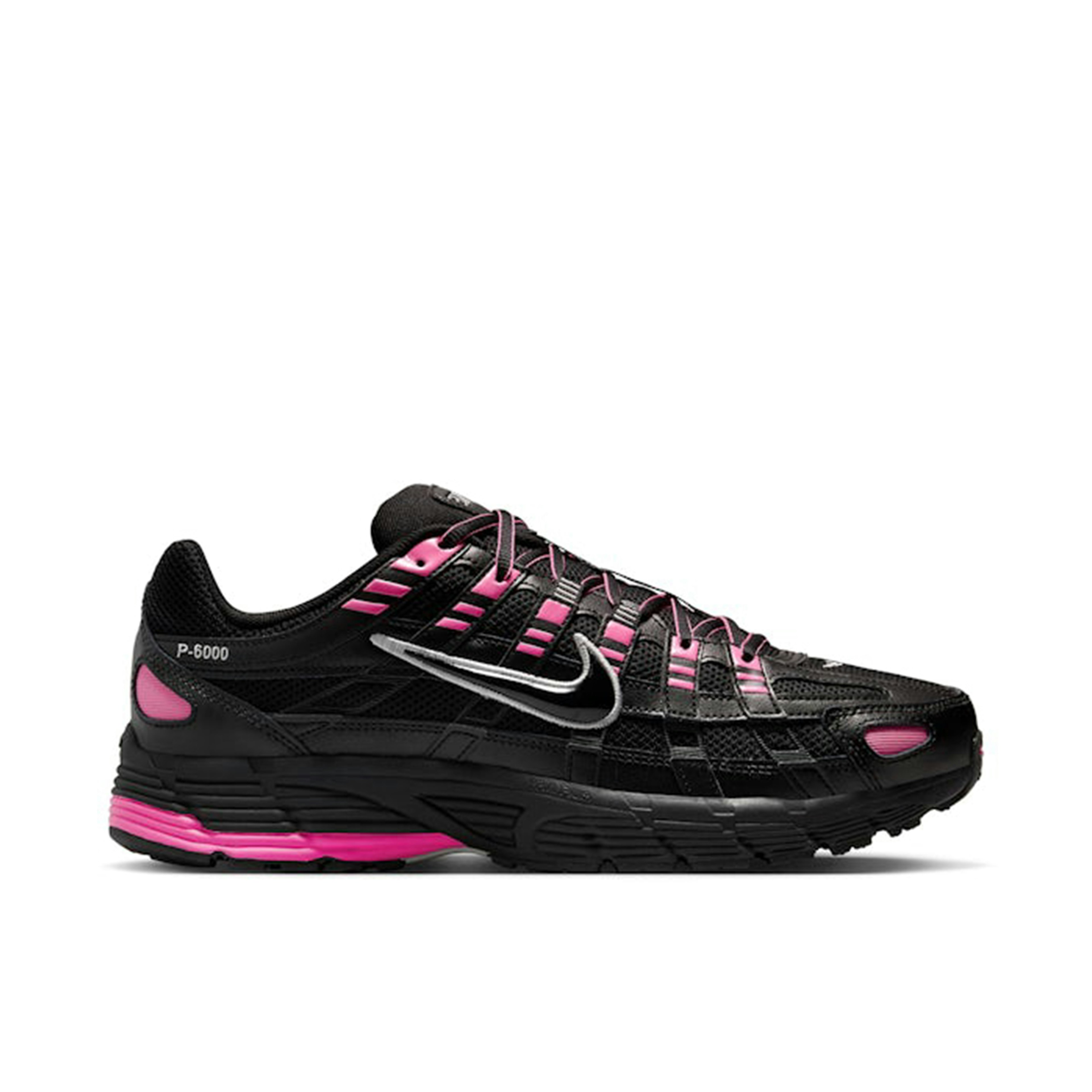 Nike P-6000 Pink Blast Metallic Silver Black