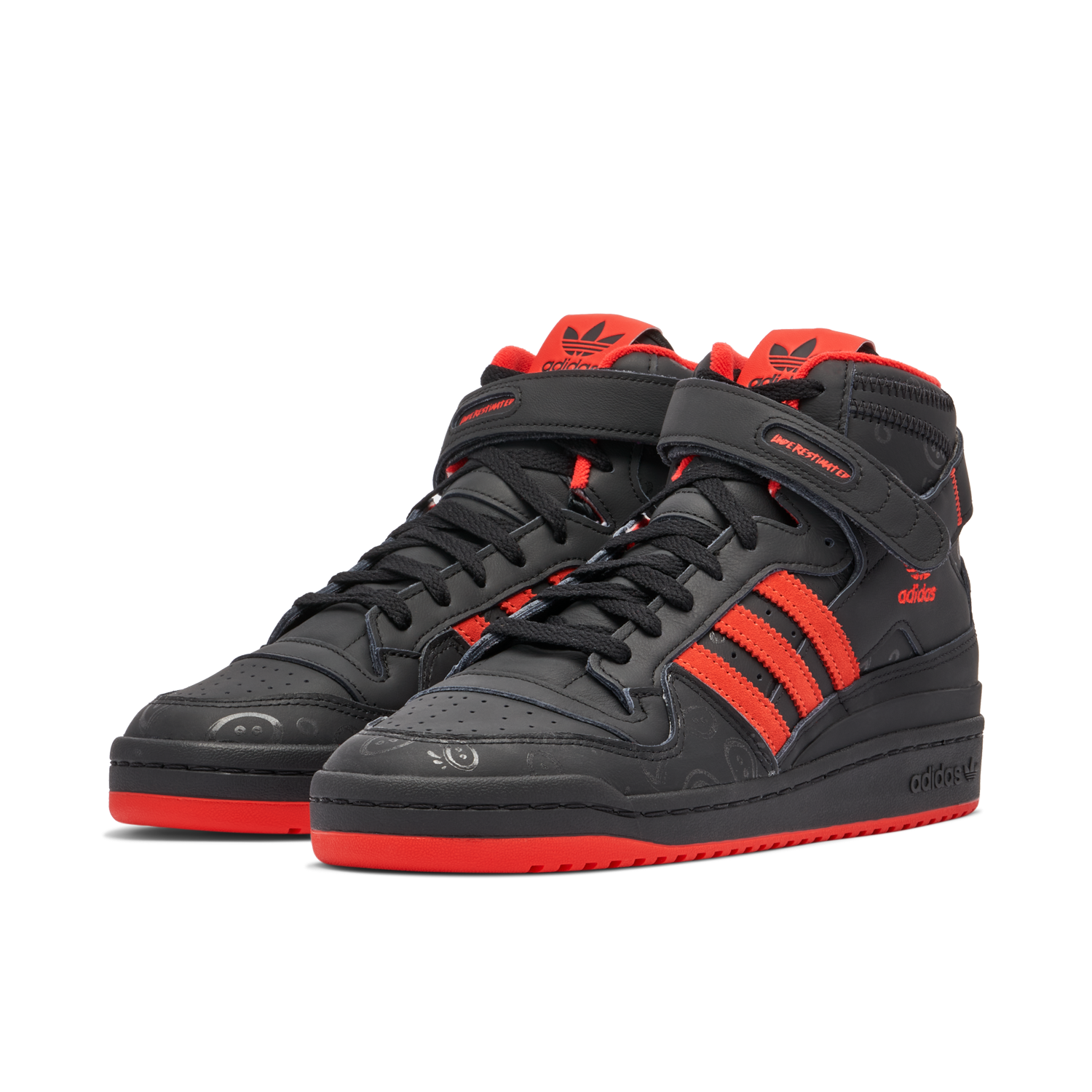 KSI x adidas Forum High Black Red