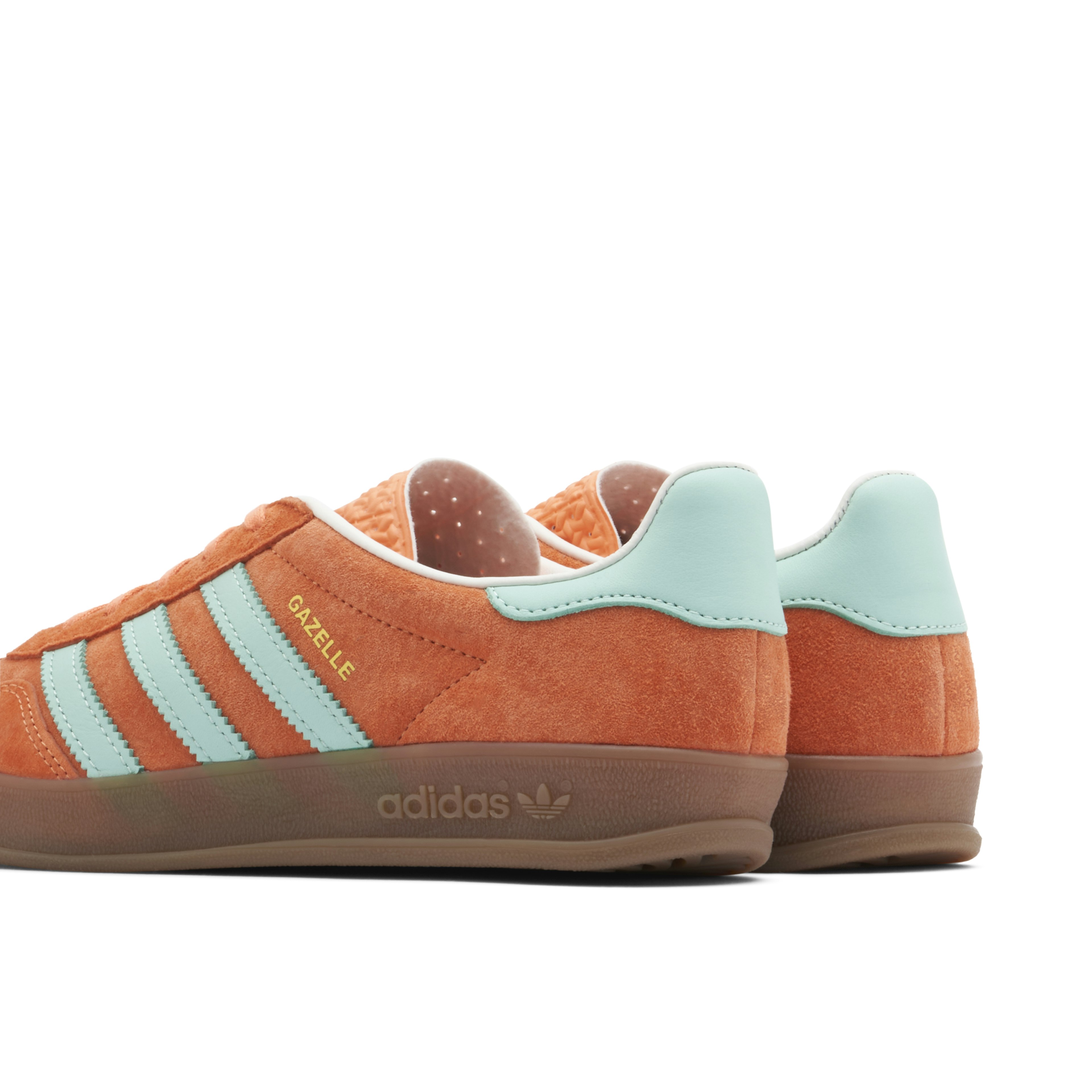 Adidas Gazelle Indoor Orange Clear Mint Femme
