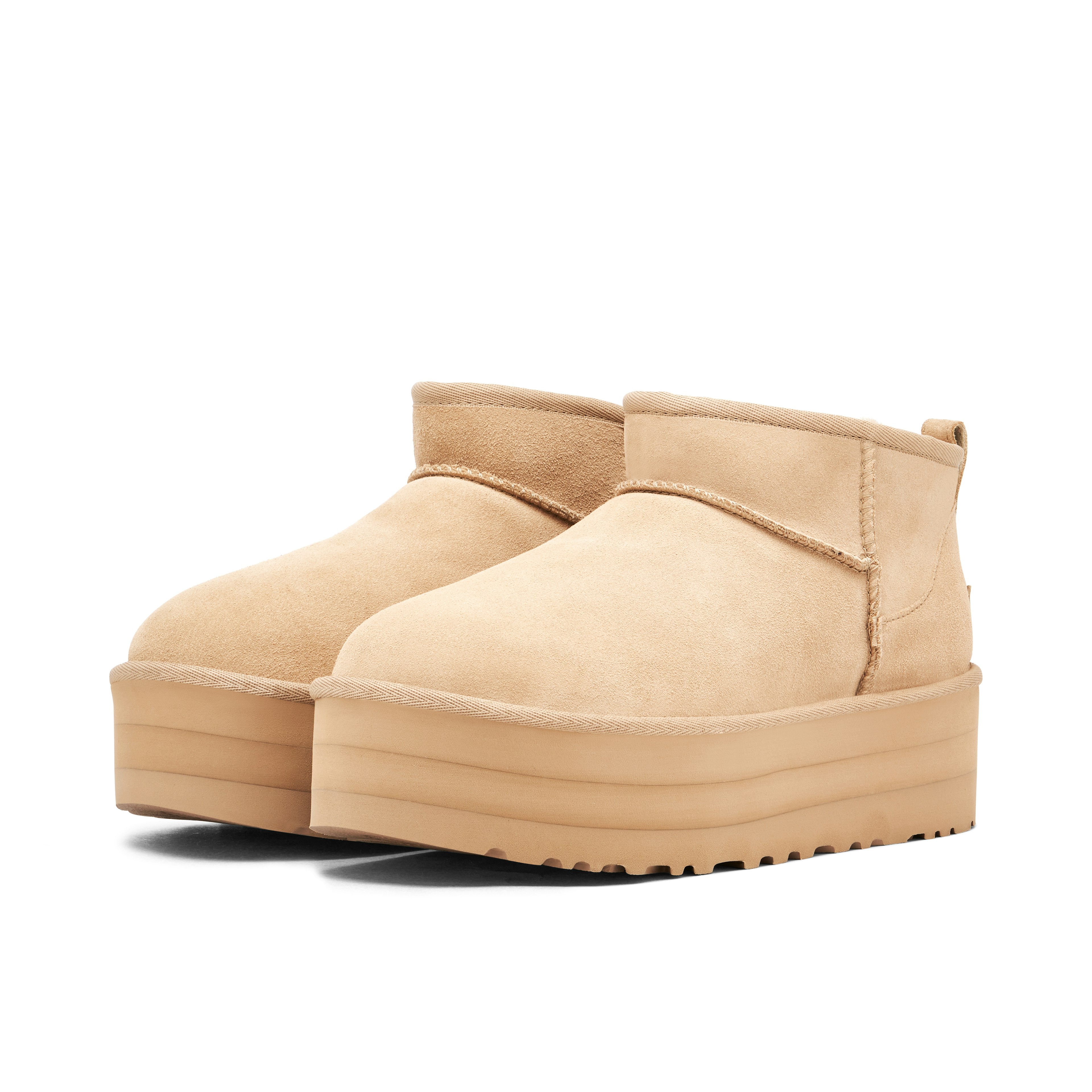 UGG Classic Ultra Mini Platform Boot Sand Office Exclusive Womens