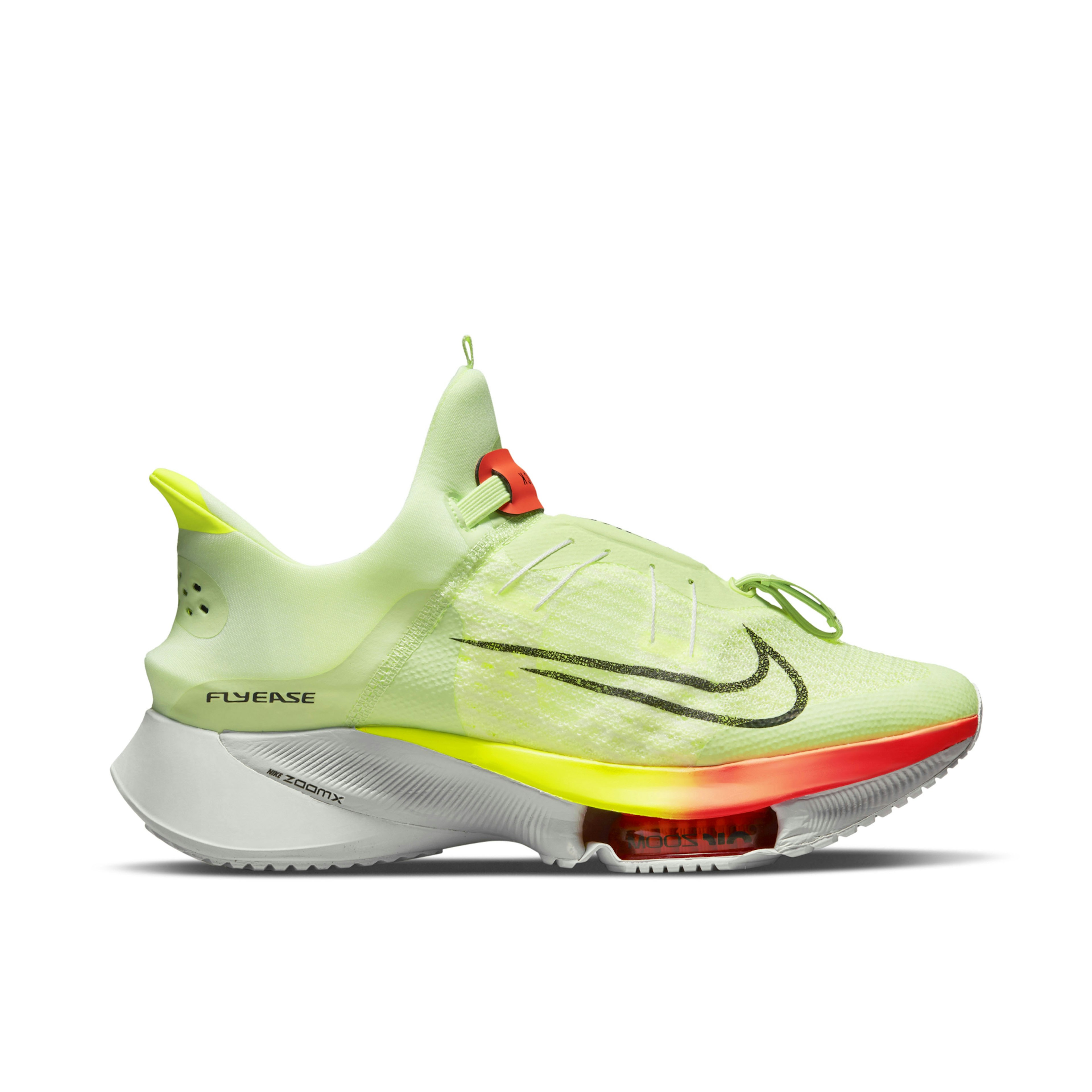 Nike Air Zoom Tempo Next% Flyease Barely Volt Hyper Orange