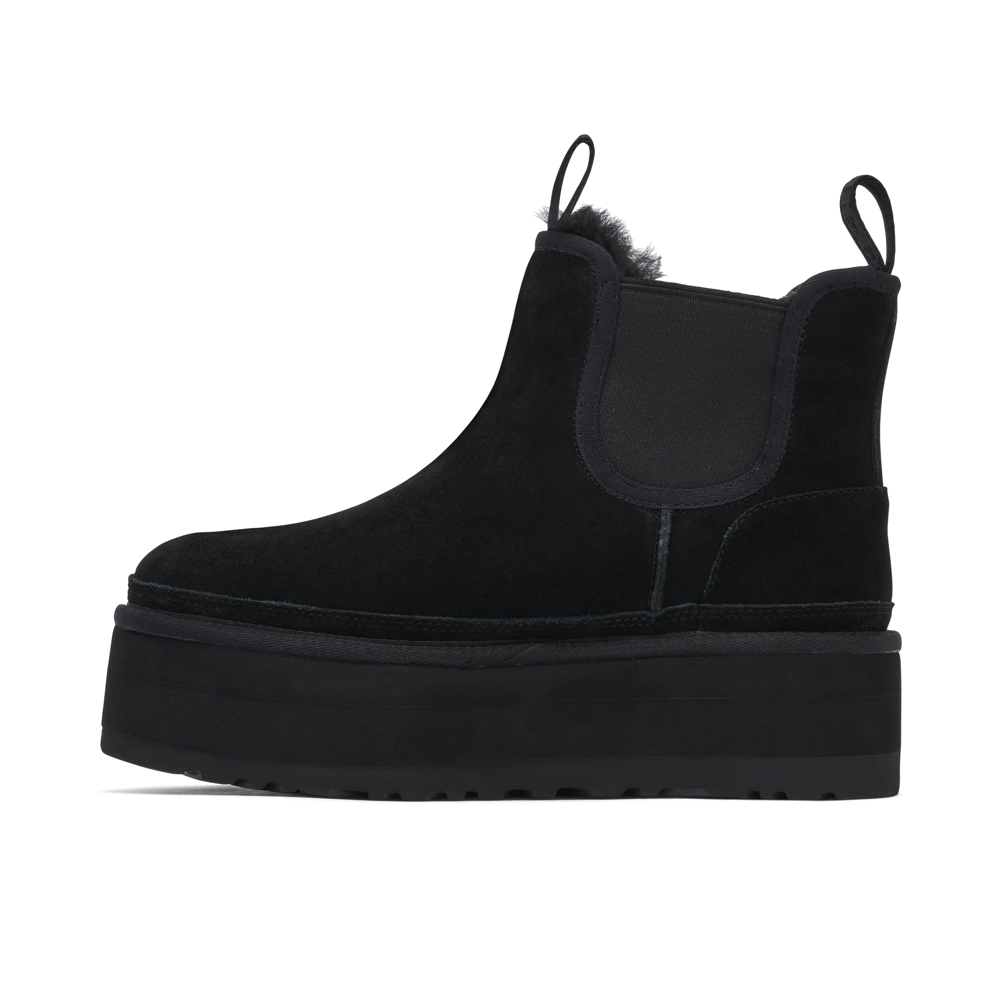 UGG Neumel Platform Chelsea Boot Black Womens