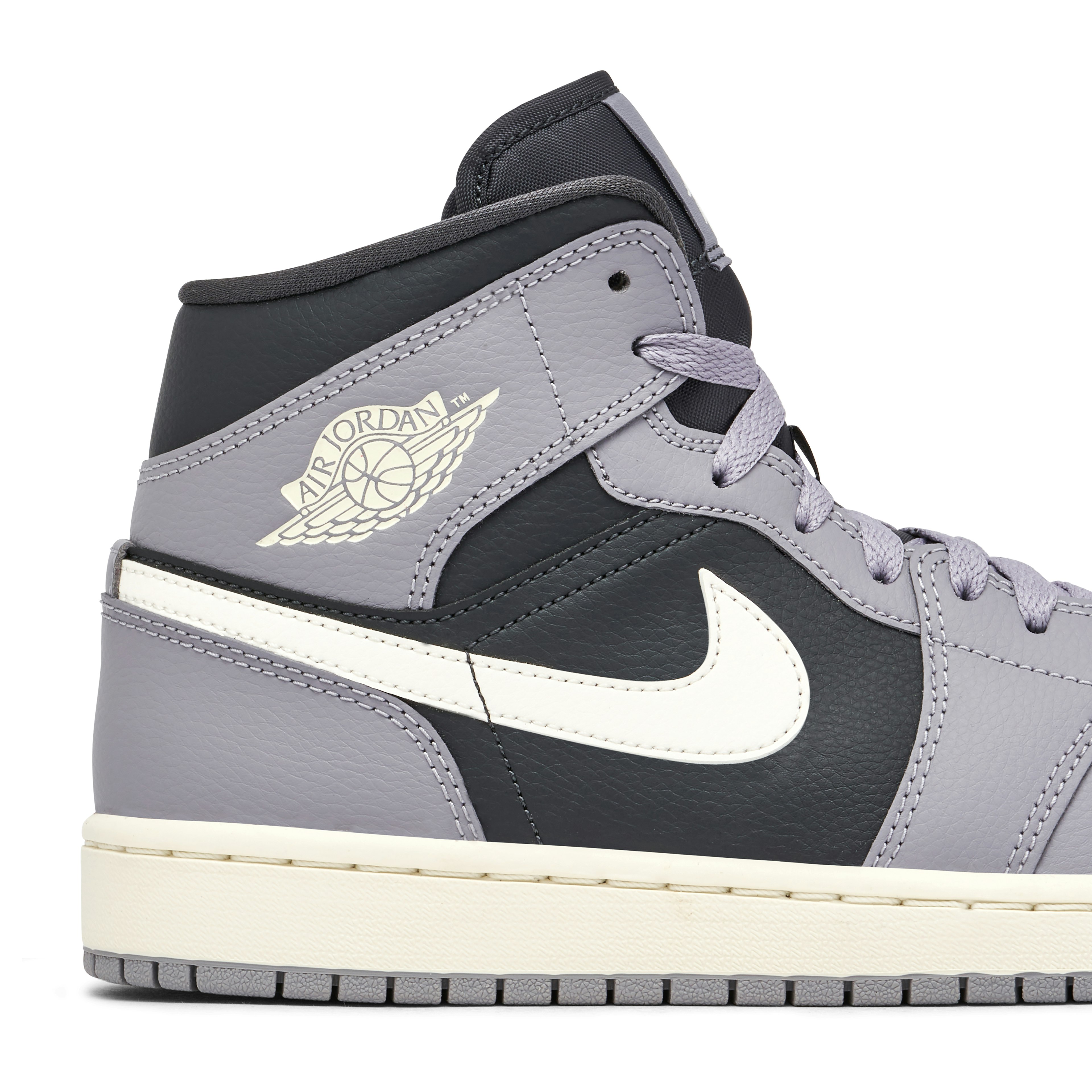 Air Jordan 1 Mid Cement Grey Womens