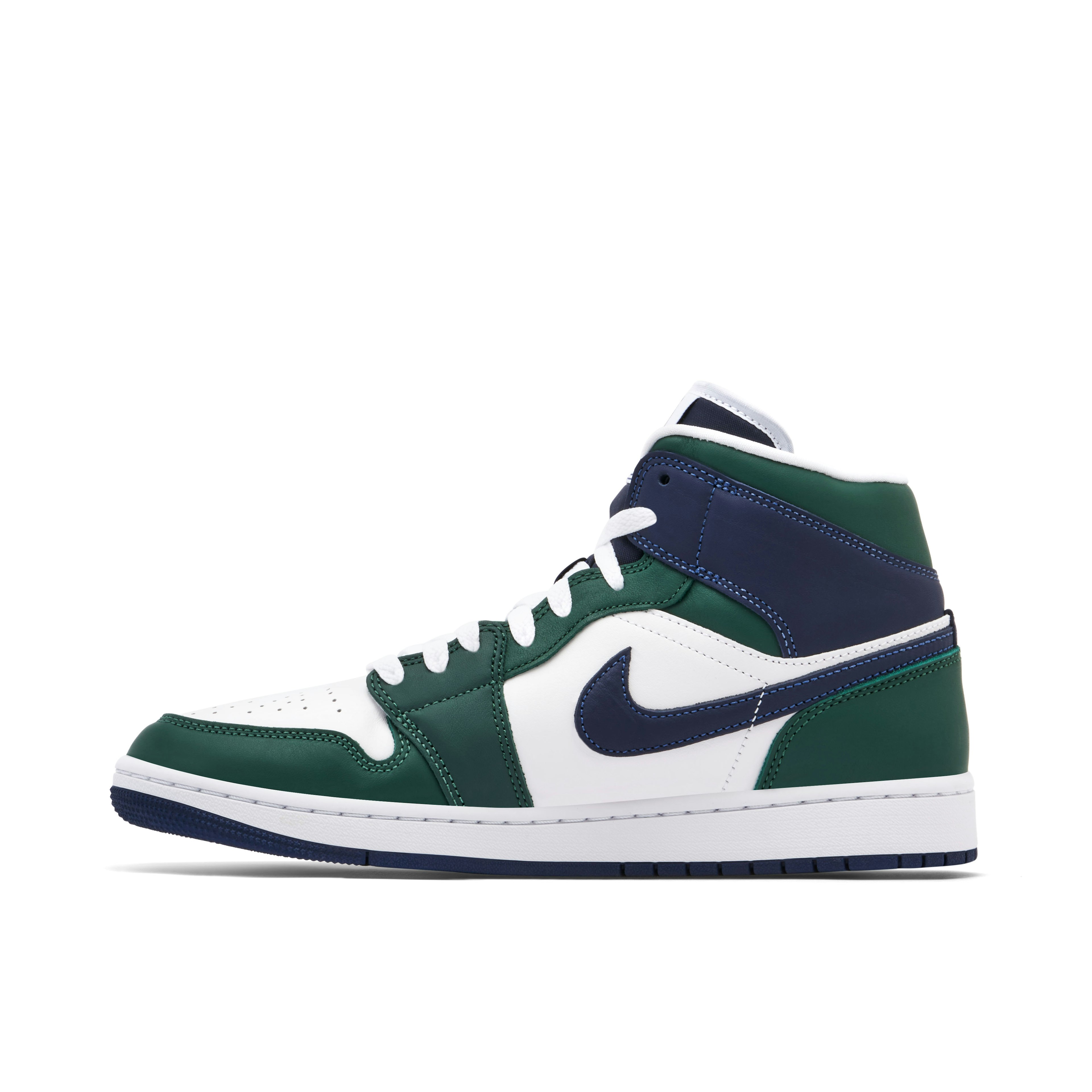 Air Jordan 1 Mid SE White Navy Green für Damen