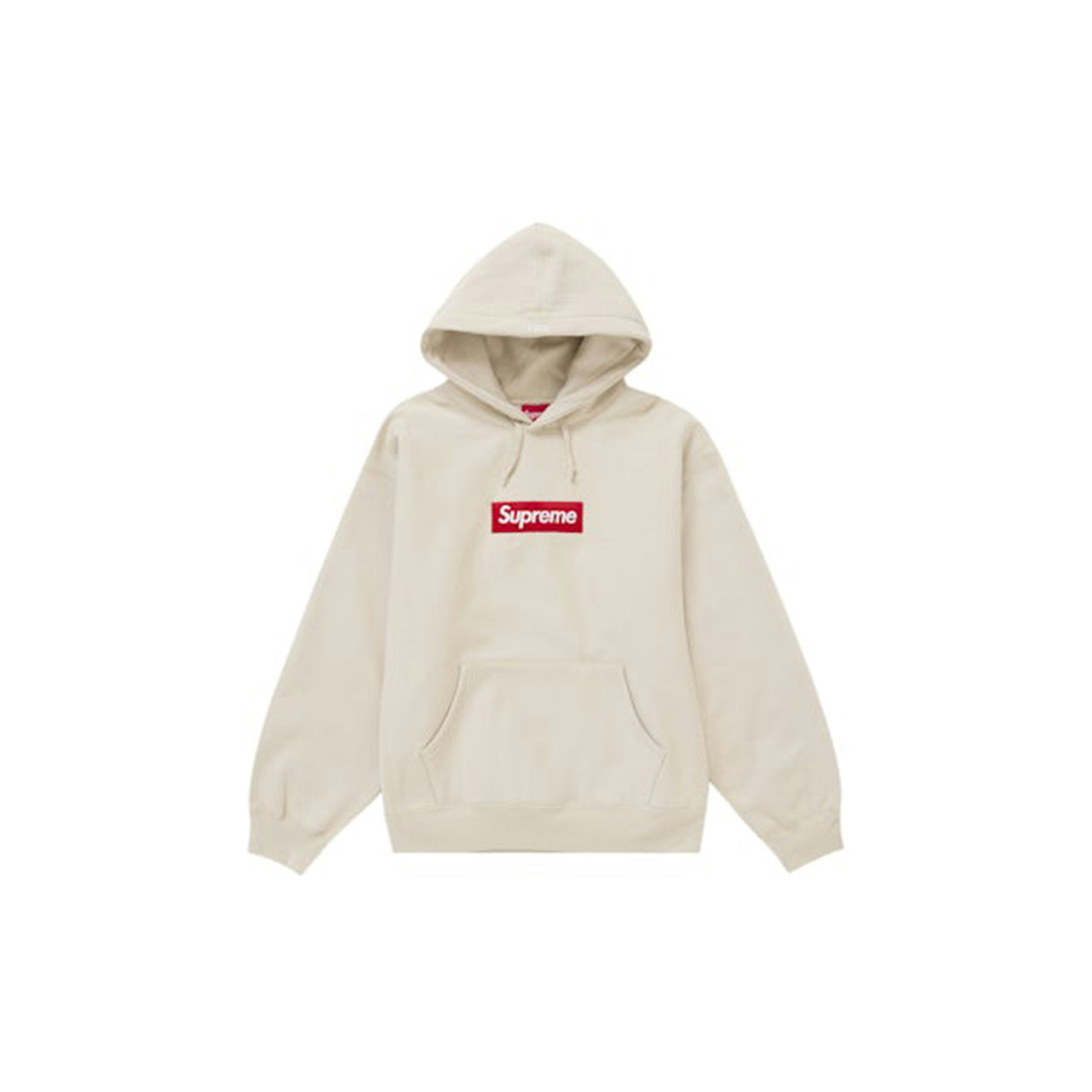 Supreme Box Logo Hooded Sweatshirt Sweatshirt (FW24) Stone