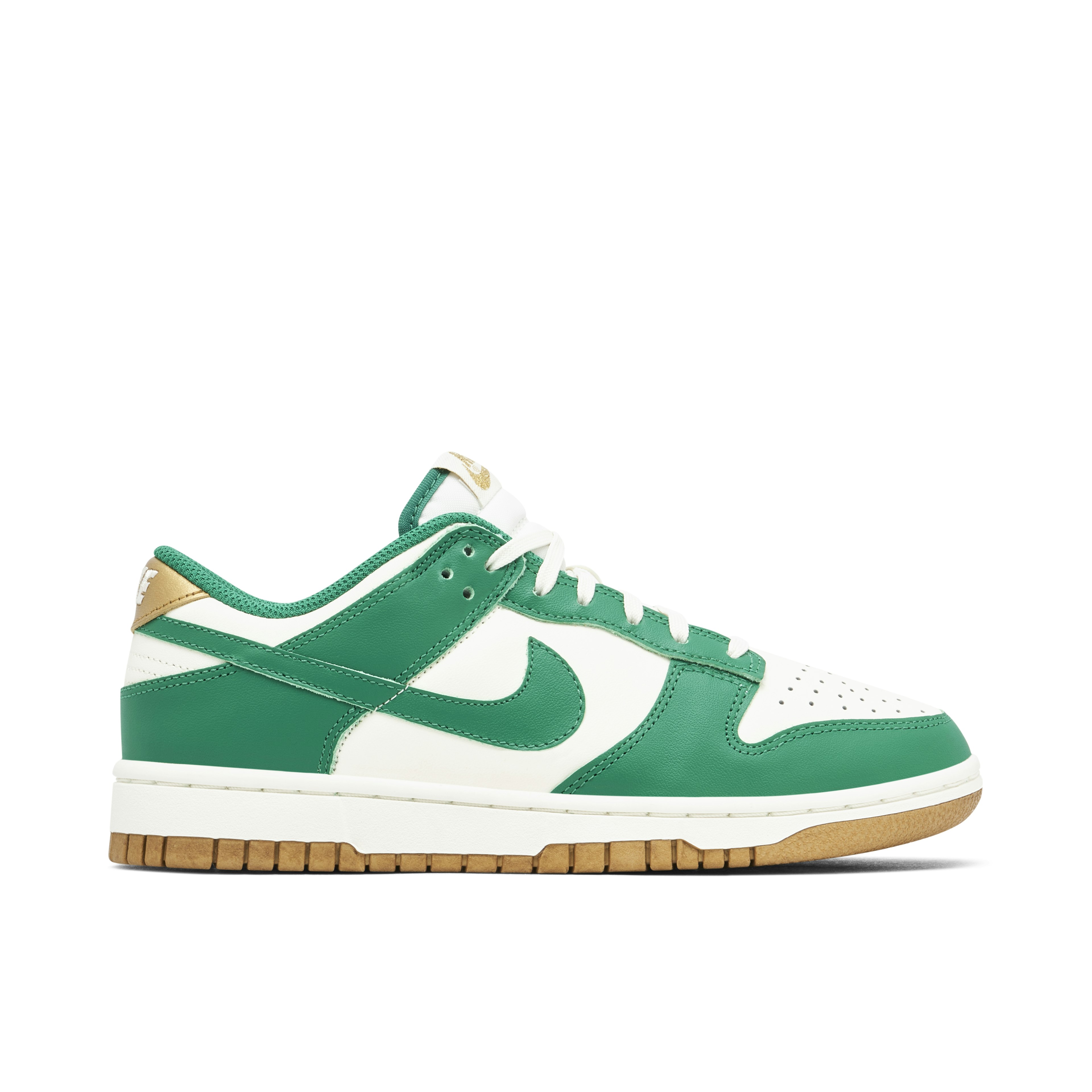 Nike Dunk Low Malachite Metallic Gold Womens