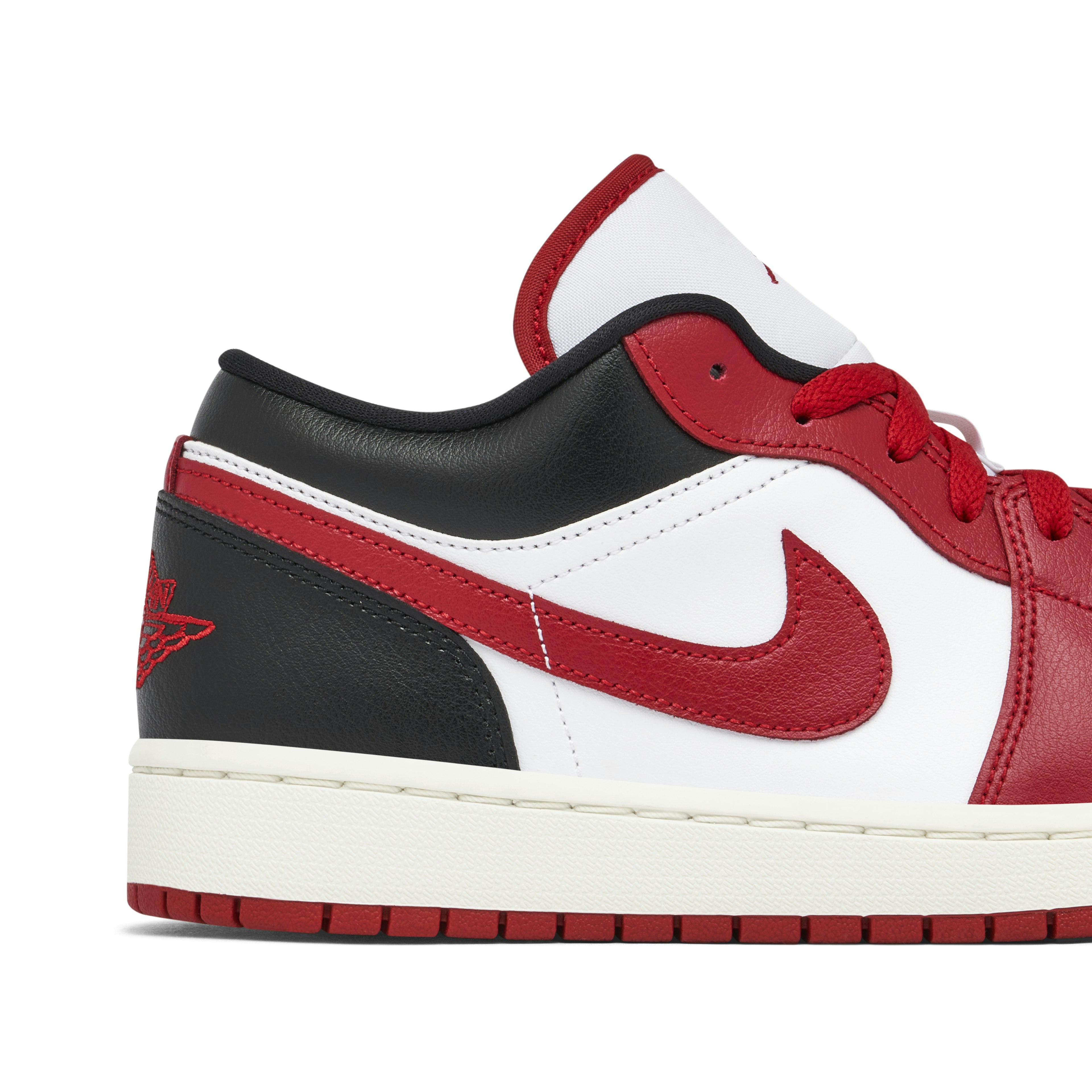 Air Jordan 1 Low White Gym Red Womens