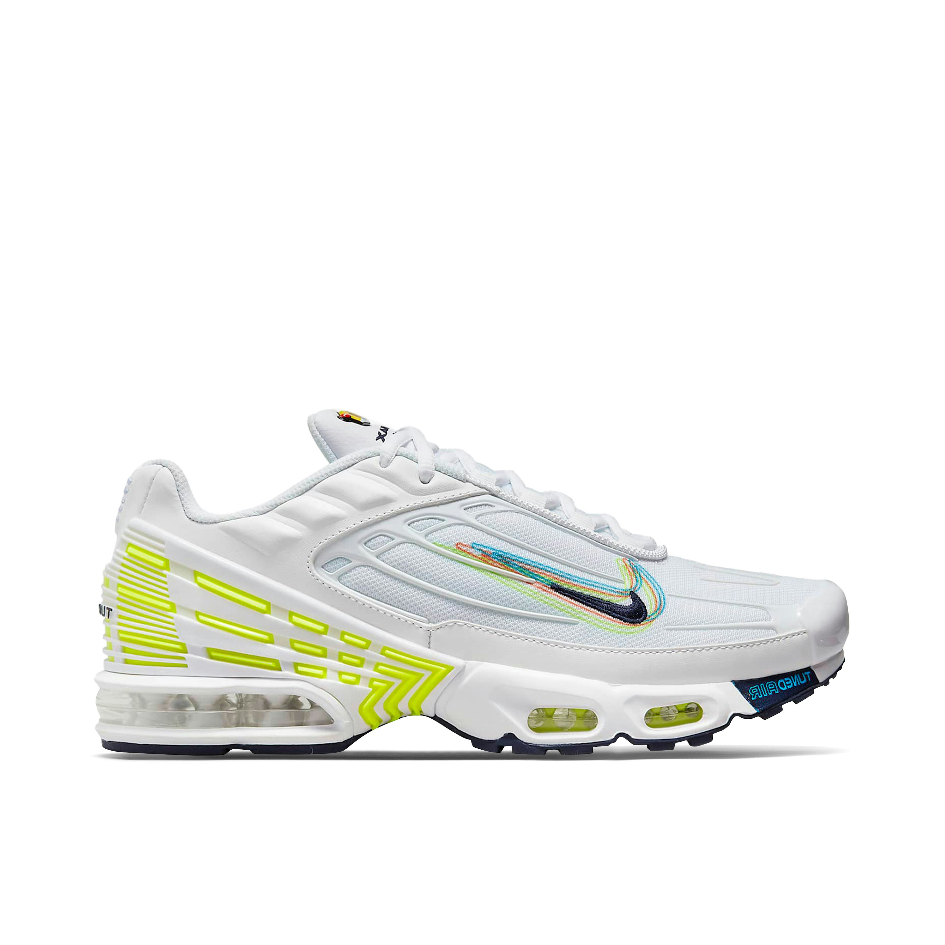 Nike Air Max Plus 3 3D Swoosh White Volt